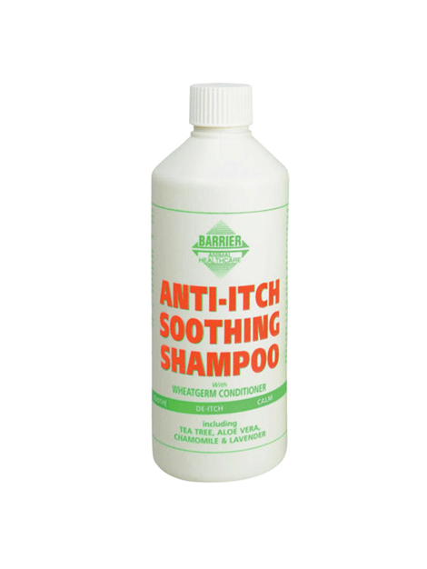 Barrier Anti Itch Soothing Shampoo for Dogs & Cats - Relieves Dry, Itchy Skin - Gentle Hypoallergenic Formula for Sensitive Pets - Perfect for Allergy Relief & Coat Care