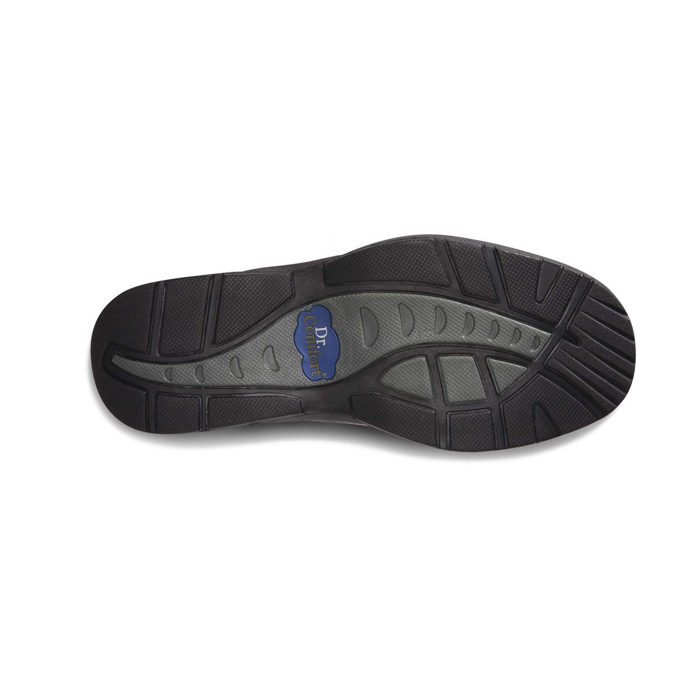 Dr. Comfort Edward X Double Depth Men's Walking Shoes - Leather & Mesh Stretchable Diabetic Shoes for Men with Arch Support - Ideal for Walking, Travel & Daily Comfort