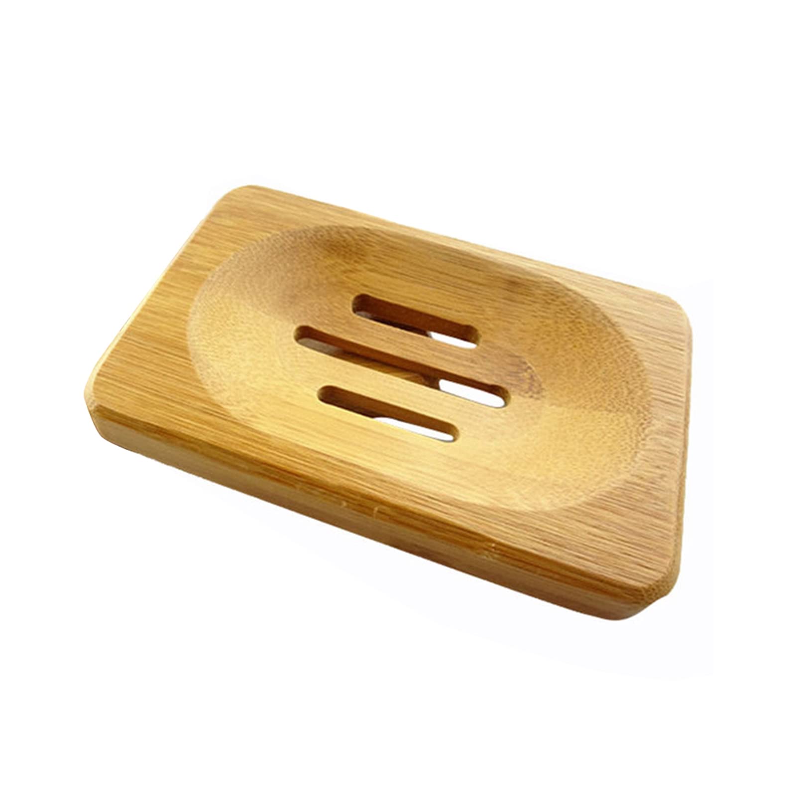 VEAREAR Bamboo Soap Tray - Multi-Purpose Wooden Soap Holder for Bathroom, Kitchen & Travel - Washable & Easy to Clean - Perfect for Shower, Sink & Countertop Organization