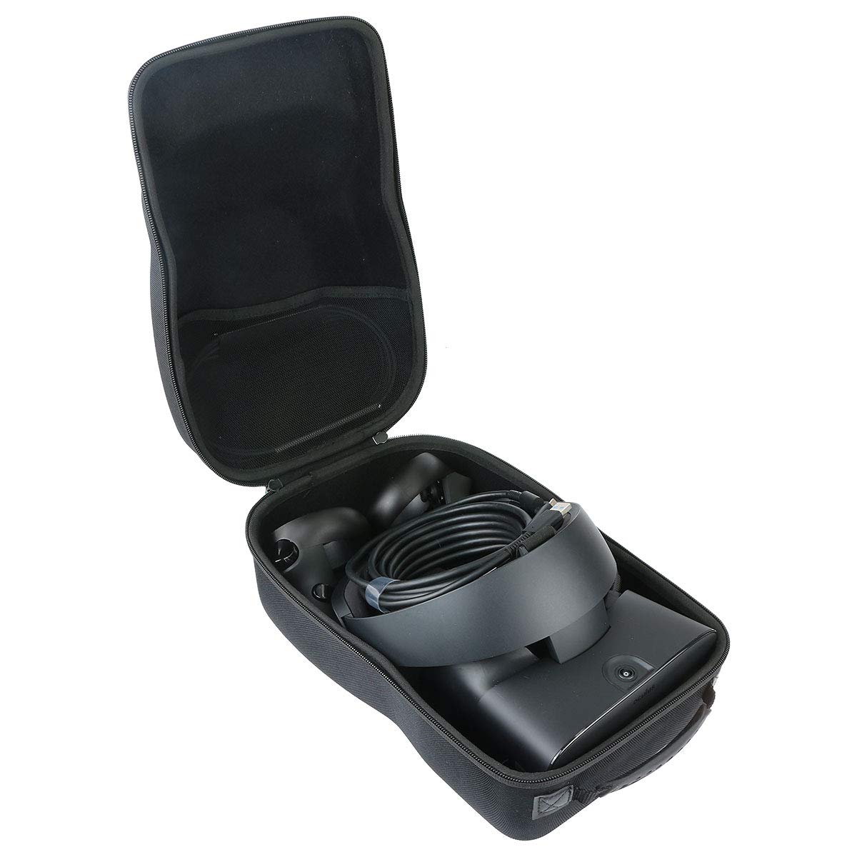 Khanka Hard Travel Case for Oculus Rift S - Durable Protective Storage for PC VR Gaming Headset - Perfect for Travel, Storage & Transport