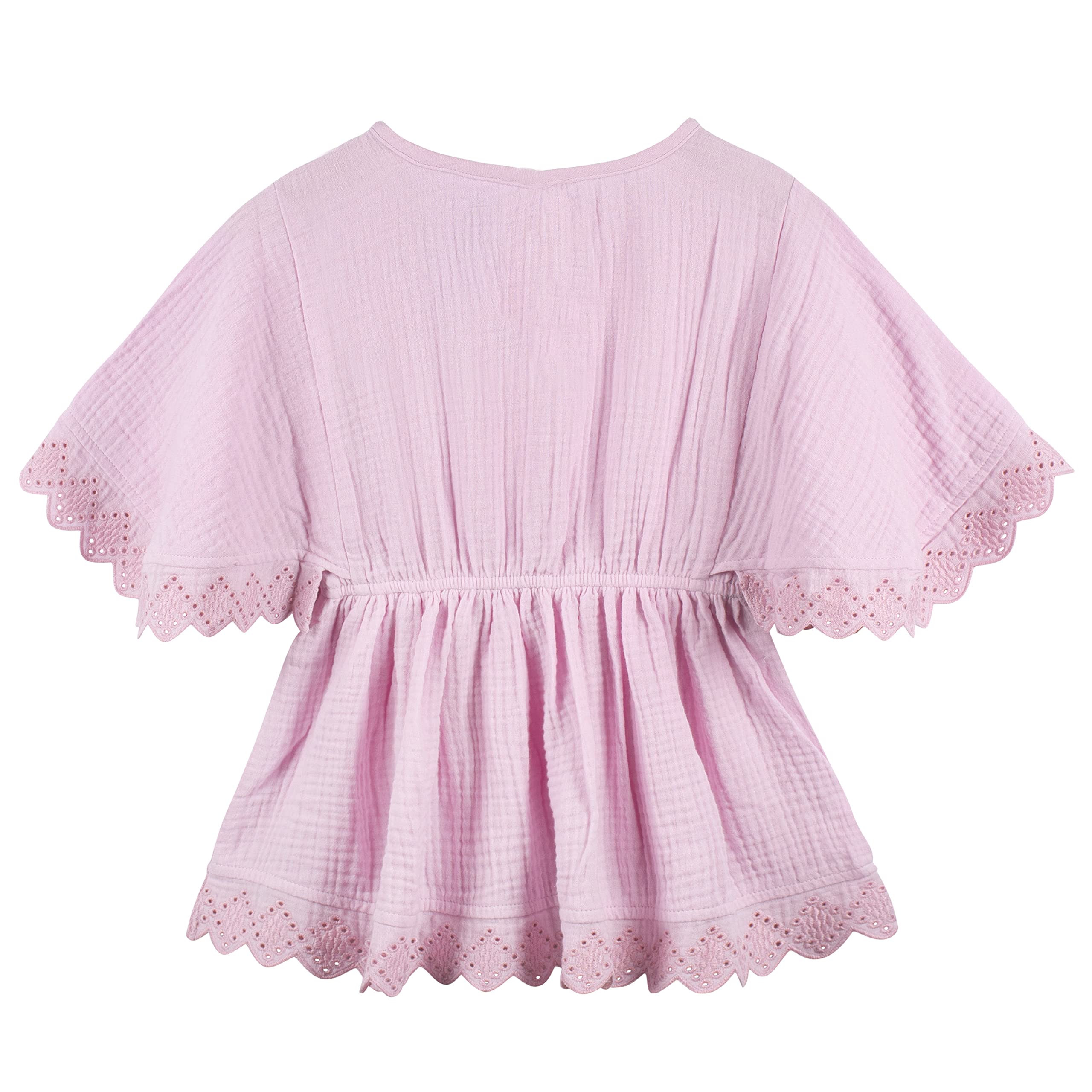 Gerber Baby Girls' Toddler Kaftan Swim Cover Up - UV Protection Beach Dress for Toddlers - Perfect for Pool, Beach & Summer Outings