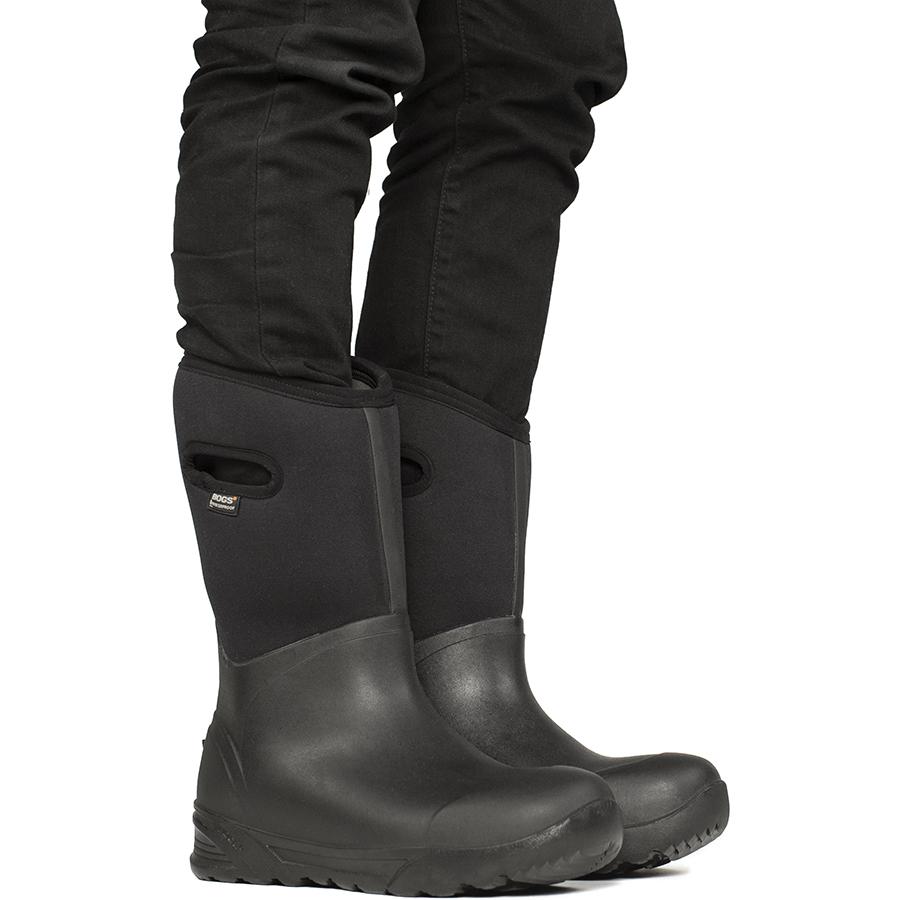 BOGS BOZEMAN Tall Waterproof Insulated Men's Winter Boots - Black - Perfect for Snow, Hiking & Outdoor Adventures