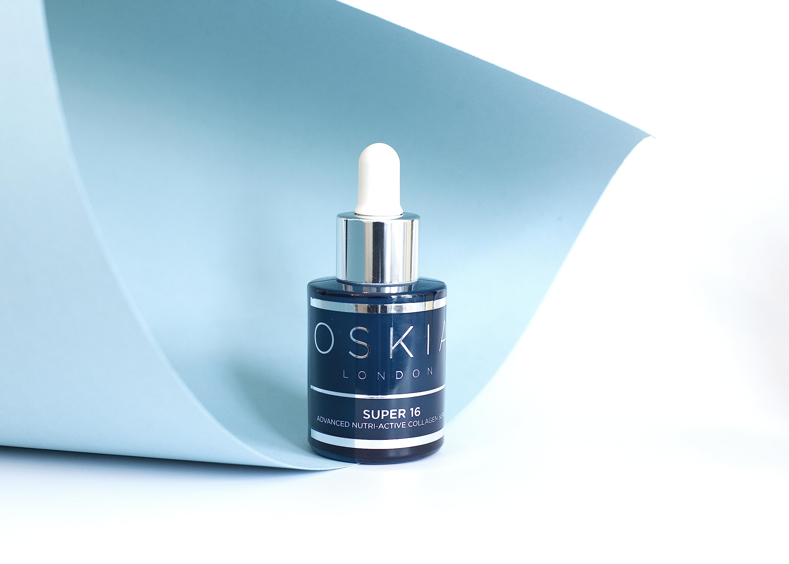 Oskia Skincare Super 16 ProCollagen Serum 30ml - Anti-Aging Face Serum with Hyaluronic Acid & Vitamin C for Wrinkles & Fine Lines - Day & Night Moisturizing Treatment for Glowing Skin