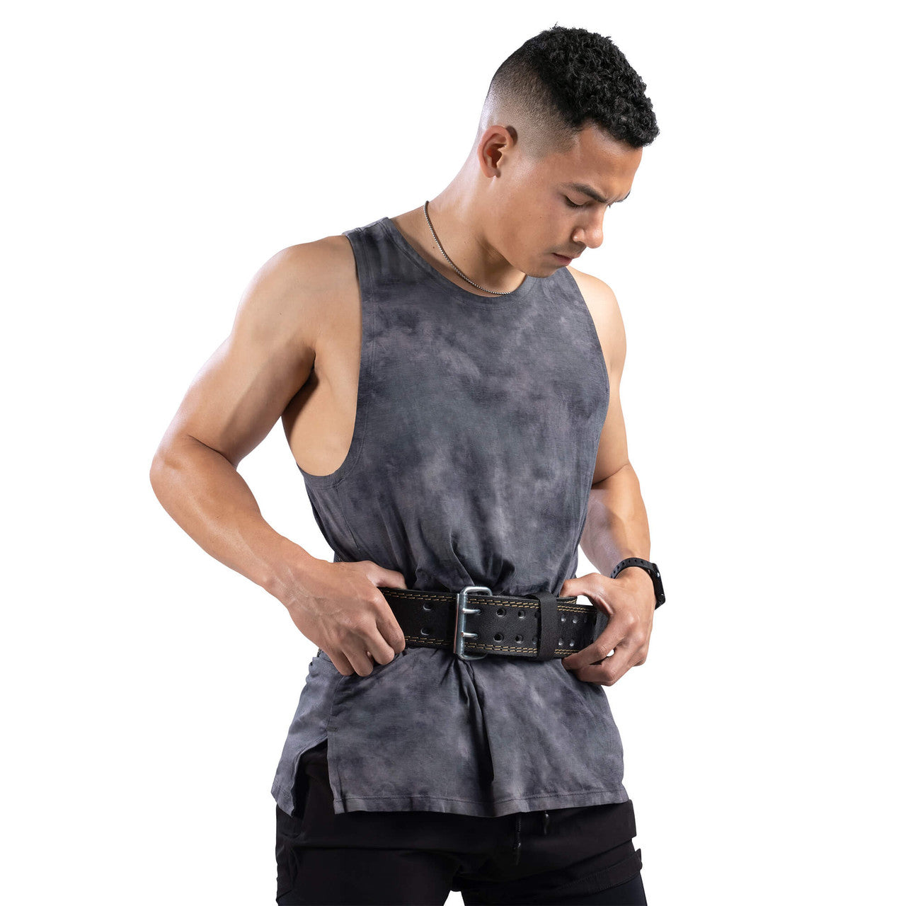 Apex 6 Padded Leather Weightlifting Belt - Premium Gym Belt for Powerlifting & Strength Training - Perfect for CrossFit, Deadlifts & Squats