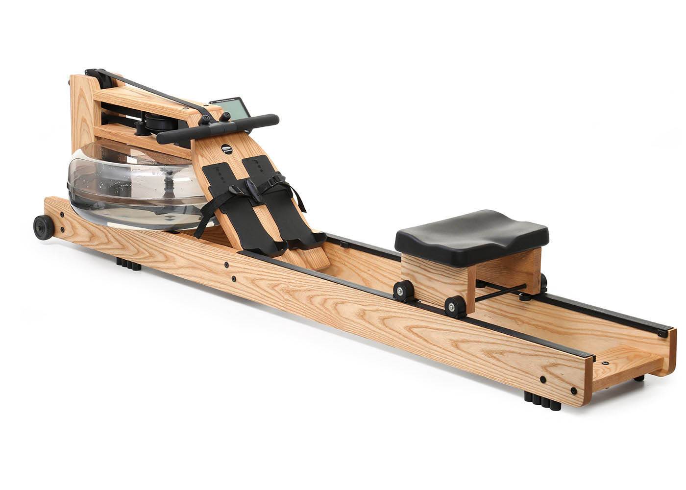 Premium Waterrower Rowing Machine with S4 Performance Monitor - Natural Ash Wood - Home Gym Equipment for Full-Body Workout & Cardio Training