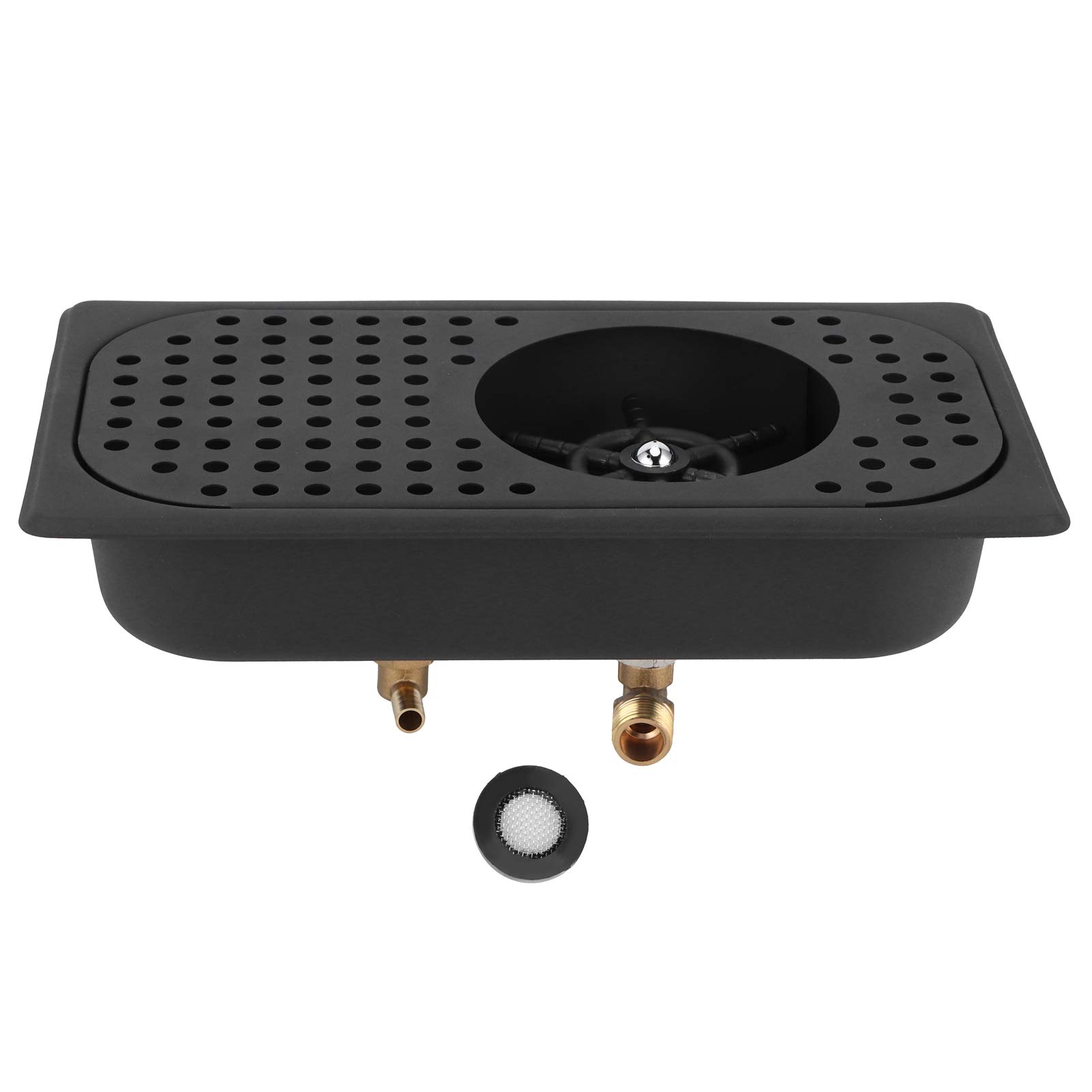 **Automatic Glass Rinser with 2 Male Threads - Bar, Coffee Shop & Hotel Cup Washer for Coffee, Milk Tea & Drinkware Cleaning | Perfect for Commercial Use**