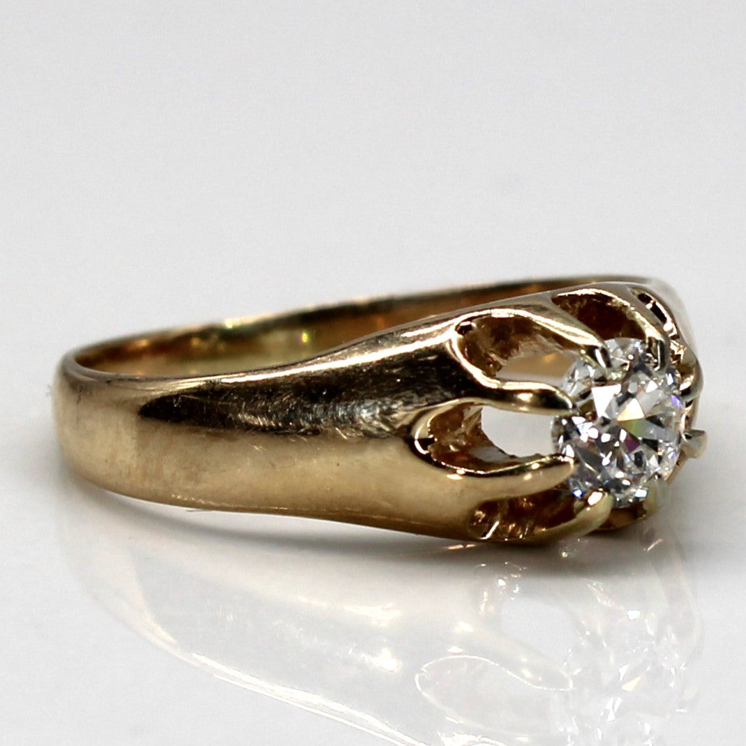 0.30ct Solitaire Diamond Ring in 14K White Gold - Size 4.5 | Classic Engagement & Wedding Band | Perfect for Proposals, Anniversaries & Special Occasions