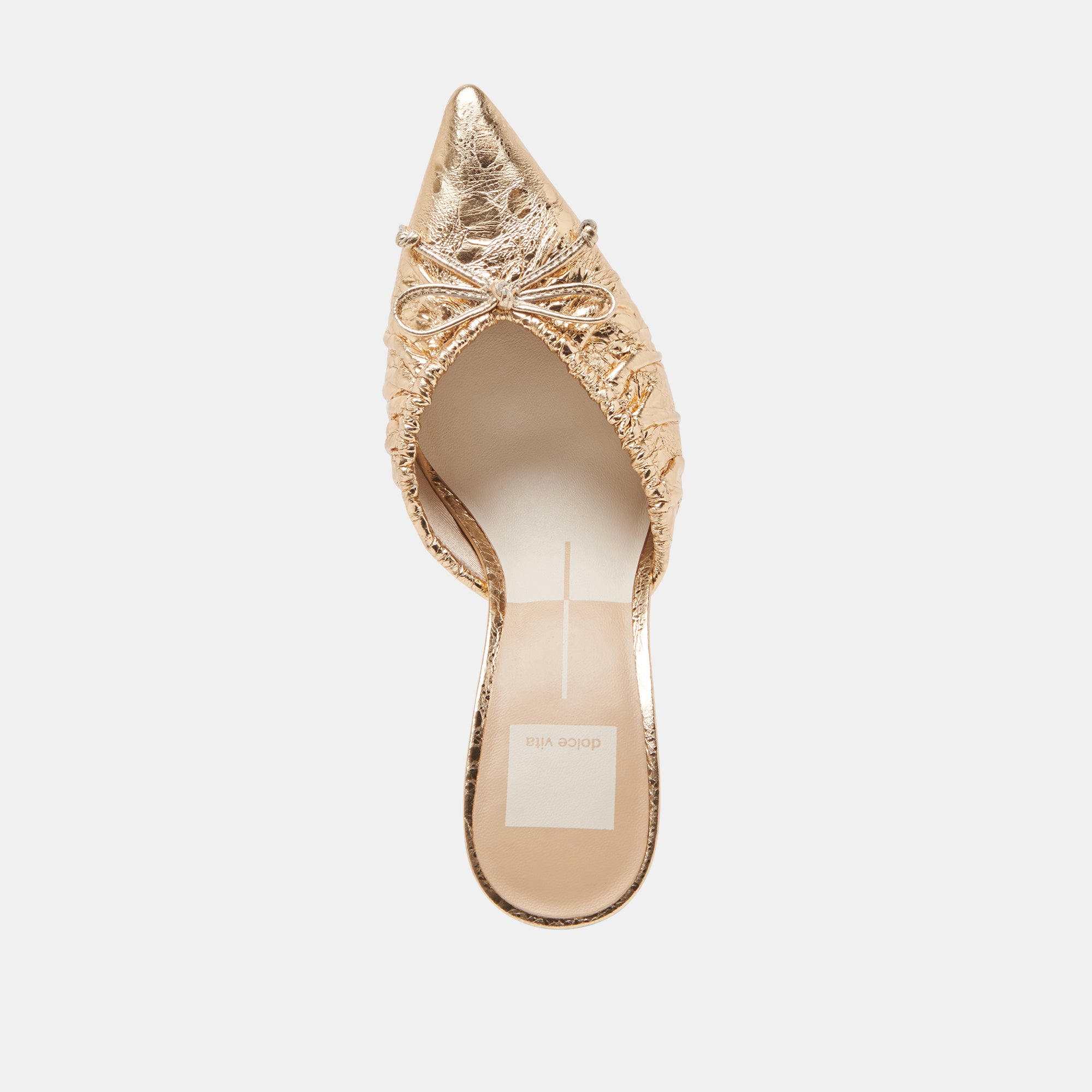 KAIRI Women's Gold Distressed Leather Heels - Elegant High Heel Pumps for Party, Wedding & Evening Events