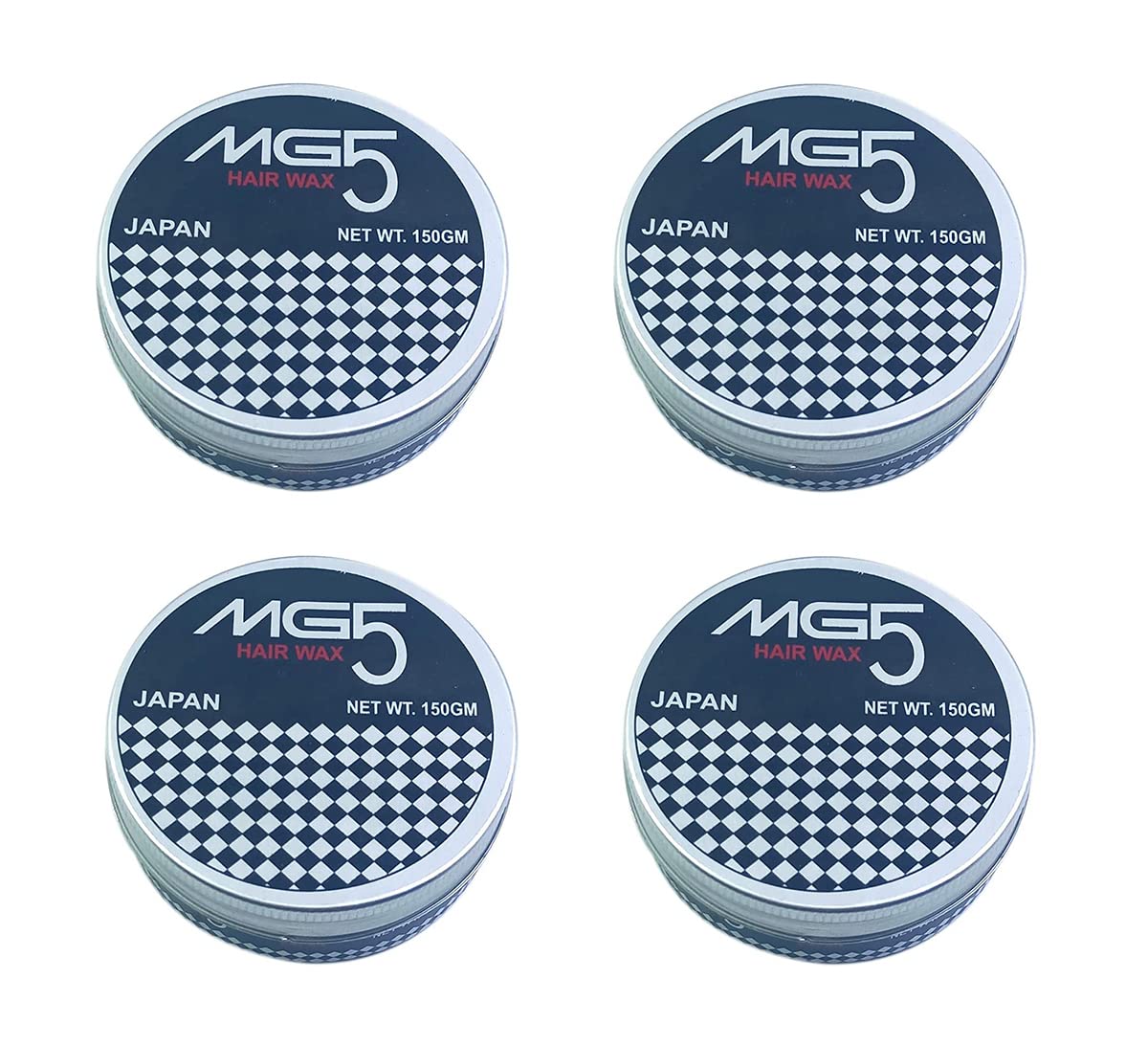 MG5 Hair Wax for Men - Strong Hold Styling Wax with Japanese Technology (Pack of 4) - Perfect for Spiky, Textured & Messy Hairstyles - Salon Quality Hair Styling Product for Daily Use
