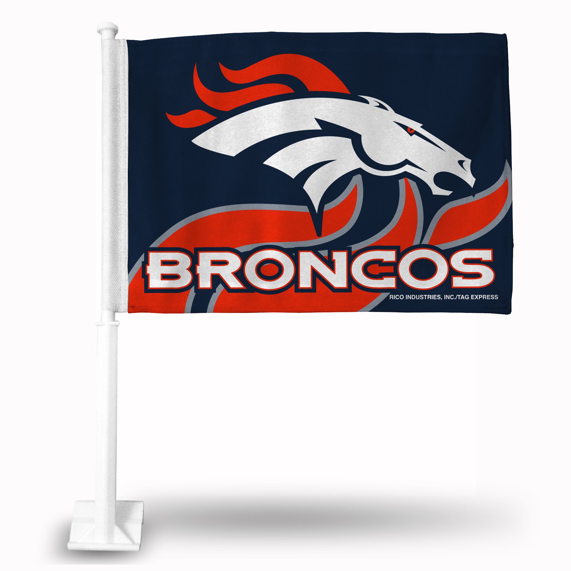 NFL Car Flag Double Sided - Officially Licensed Team Logo - Durable Polyester Car Accessory for Game Day Tailgating & Road Trips