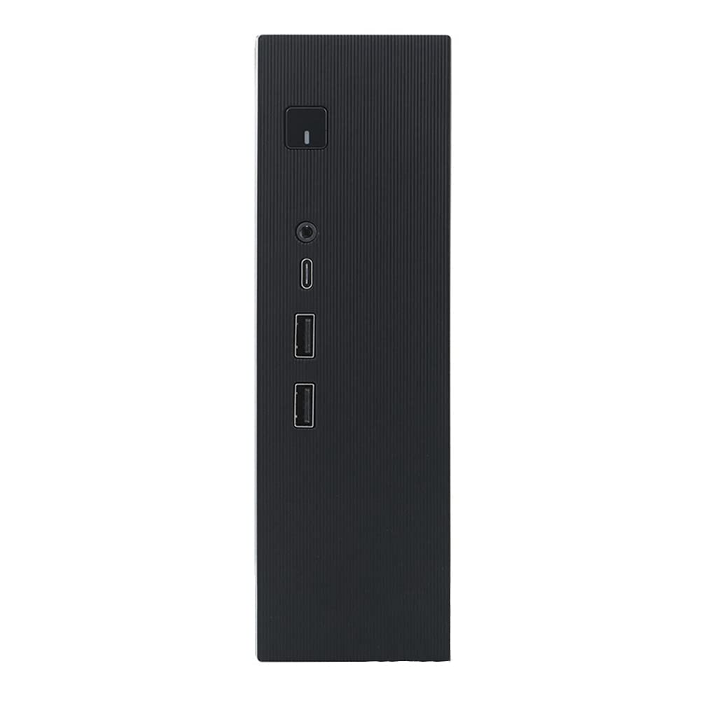 Mini ITX Computer Case with DC Power Supply - Compact Industrial Control Chassis for Home & Office Desktop PCs | Perfect for Small Space Setups & DIY Builds