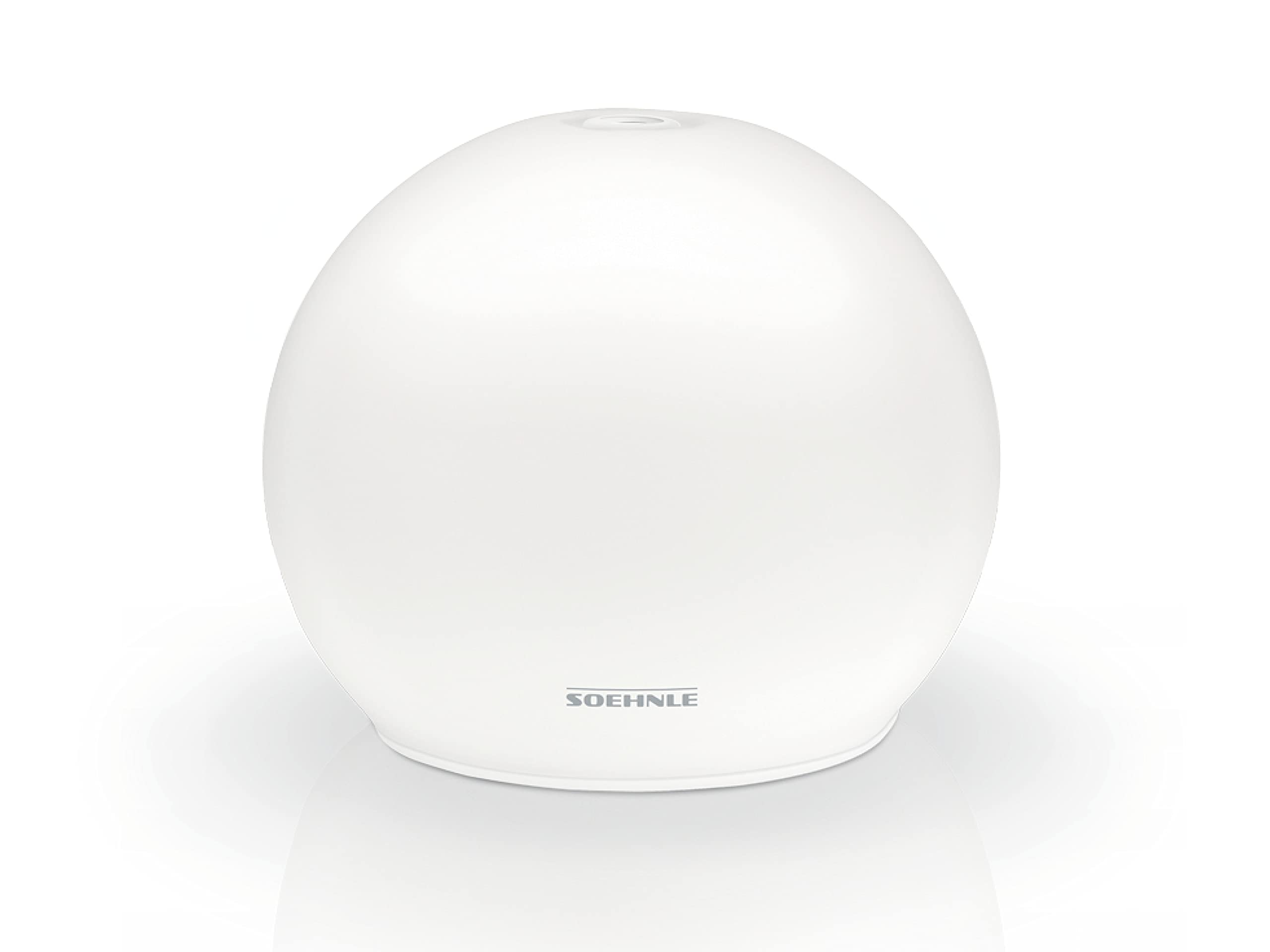 Soehnle 68051 Venezia Aroma Diffuser - Essential Oil Diffuser for Home, Office & Spa | Ultrasonic Cool Mist Humidifier with LED Light & Auto Shut Off