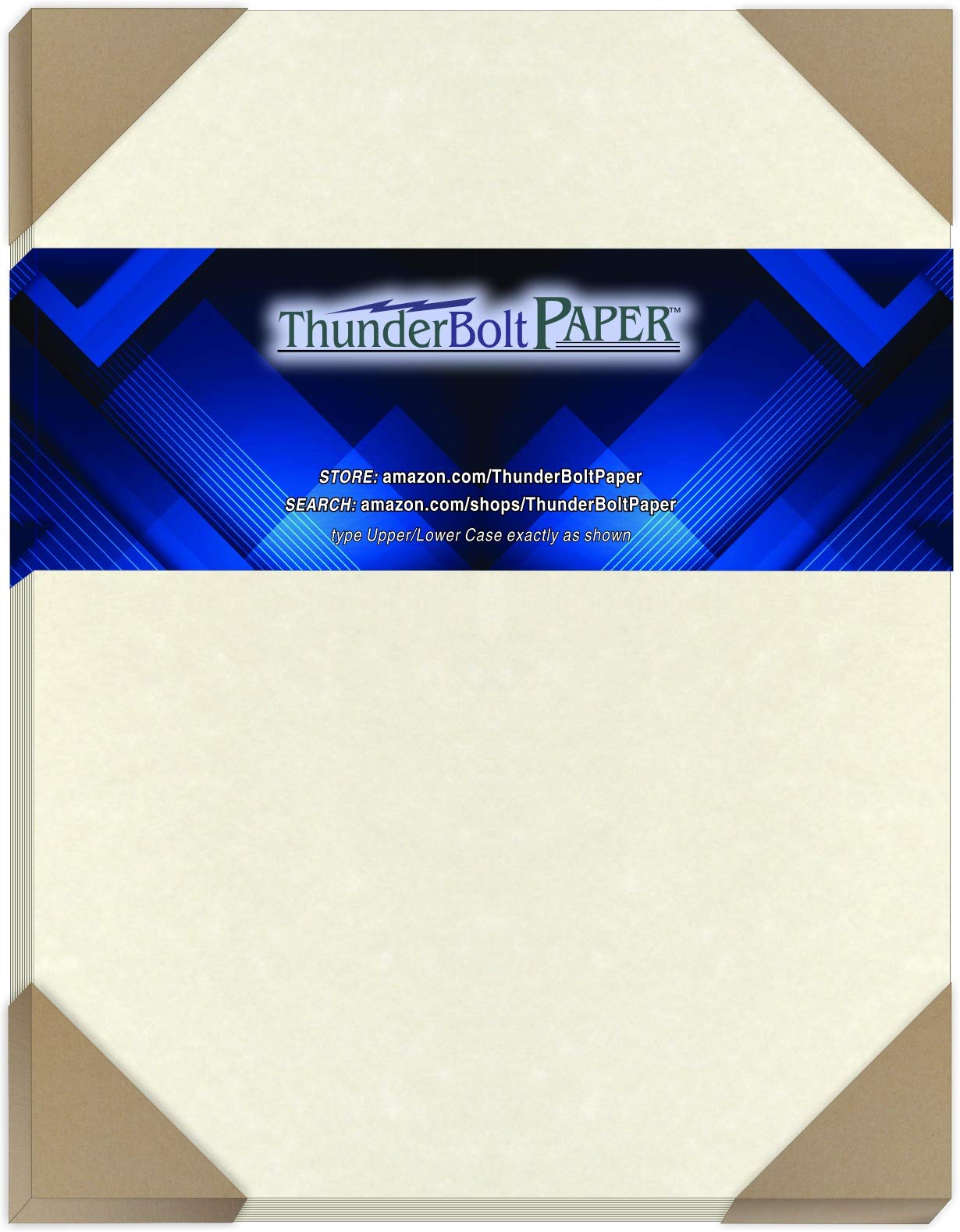 50 Sheets Antique White Parchment Paper 65lb Cover Weight (8x10 Inches) - Printable Vintage-Style Paper for Scrapbooking, Invitations & Photo Frames - Perfect for DIY Crafts, Wedding Stationery and Historical Documents