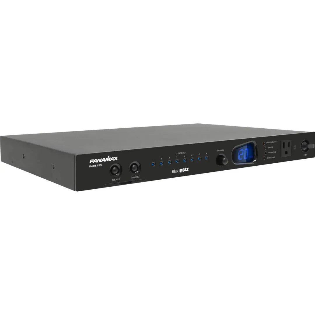 Panamax BlueBOLT Smart Power Conditioner with Surge Protection - Home Theater & Audio System Power Management Solution for Enhanced Performance