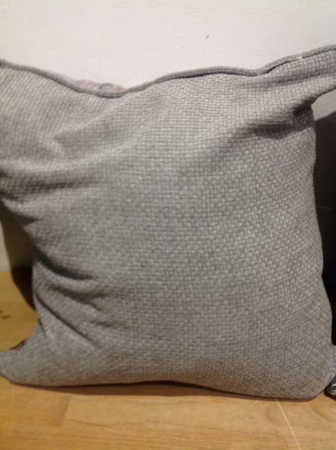 18 Inch Grey Pillow - Soft & Supportive Bed Pillow for Sleeping, Lounging, and Decor - Perfect for Home, Office, or Travel Use