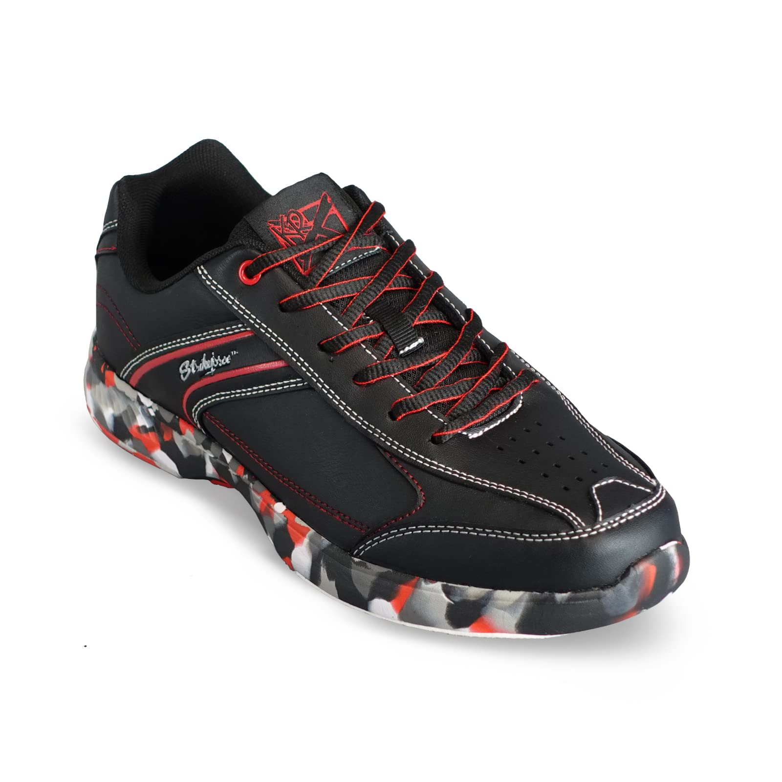 KR Flyer Lite Red Camo 14 - Lightweight Running Shoes for Men & Women | Breathable Mesh Sneakers for Jogging, Gym Workouts & Outdoor Activities