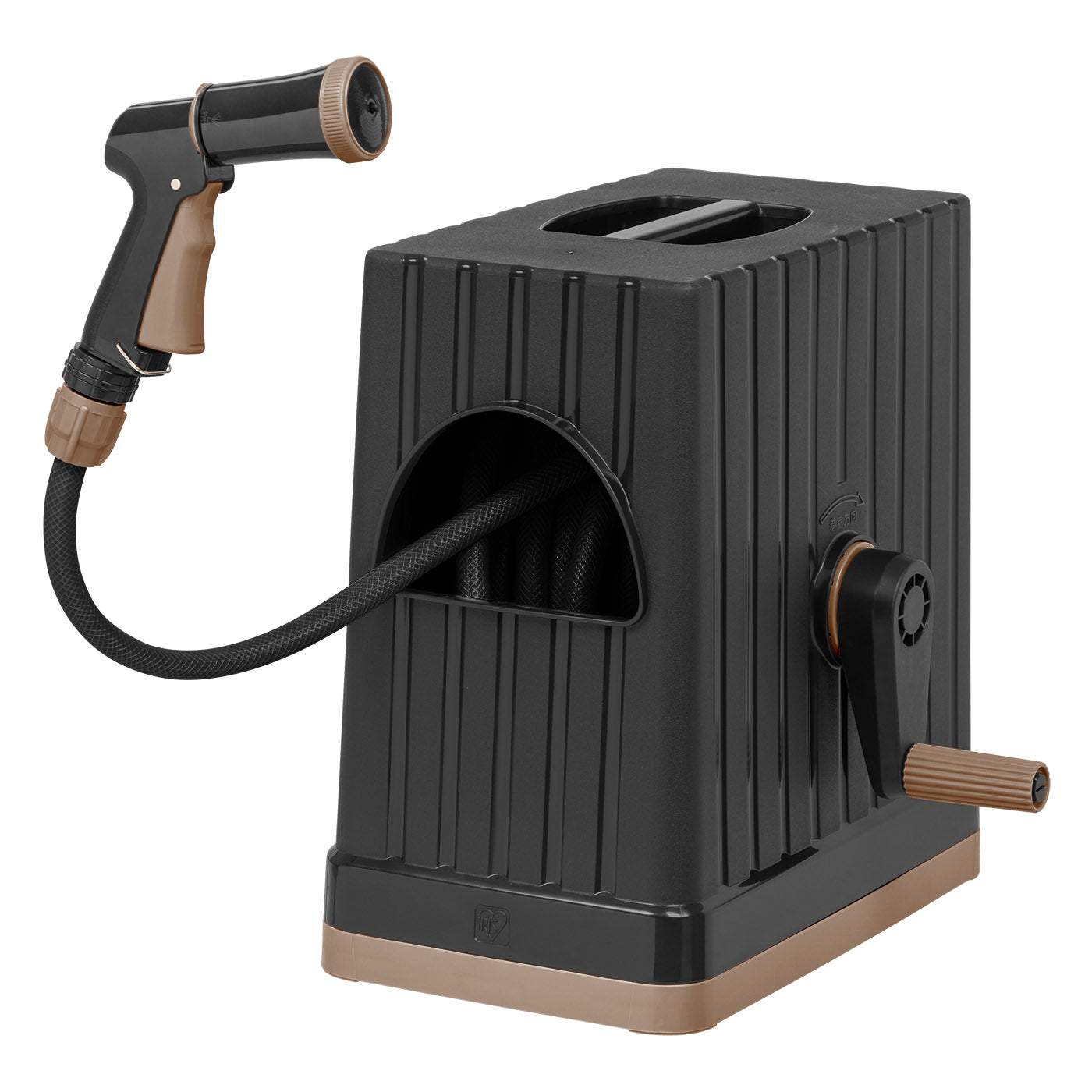 Retractable Garden Hose Reel with Storage Box - Heavy Duty Expandable Water Hose Holder for Outdoor Lawn, Yard, and Car Washing - Perfect for Gardening, Cleaning, and Home Maintenance