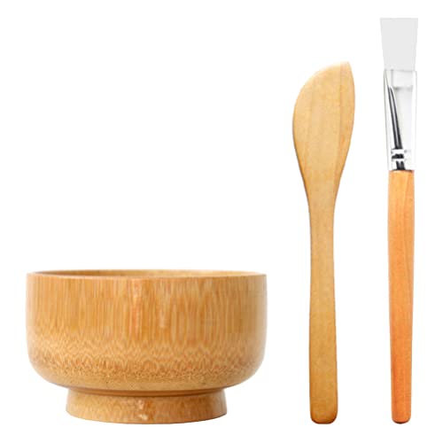 Beaupretty 3-Piece Mixing Bowl Set with Brushes & Spatula for DIY Mud Masks, Skincare & Beauty Treatments – Perfect for Facial Masks, At-Home Spa Days & Professional Use