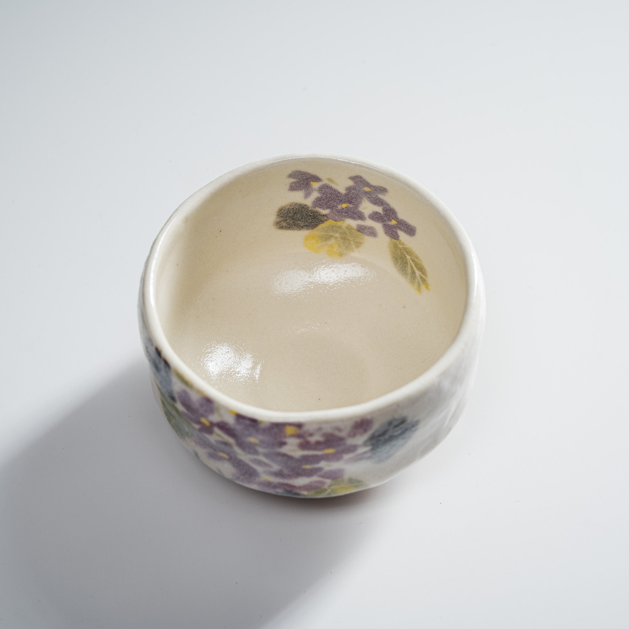 Premium Mini Matcha Bowl with Hydrangea Design - Authentic Japanese Tea Ceremony Set for Matcha Lovers - Perfect for Home Tea Rituals, Zen Meditation & Japanese Culture Enthusiasts