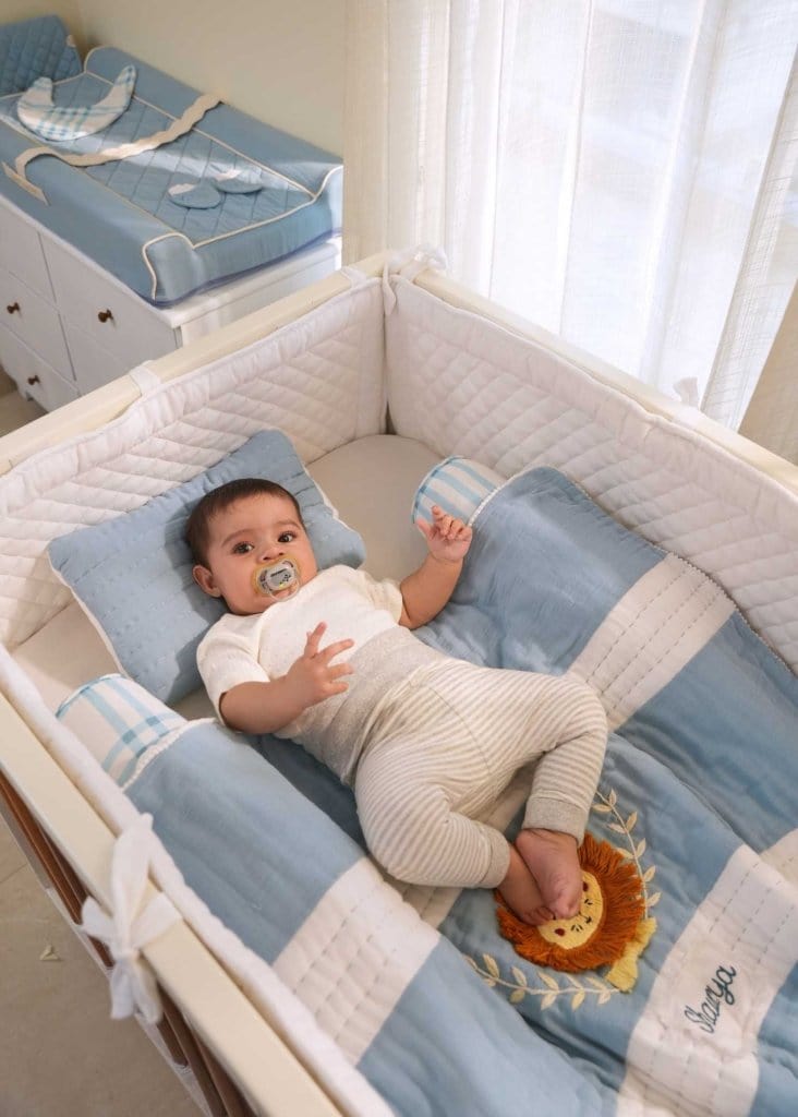 Lion King Complete Baby Cot Bedding Set with Soft Bumper - Nursery Crib Set for Boys & Girls, Disney Themed Bedroom Decor, Perfect for Newborns & Toddlers