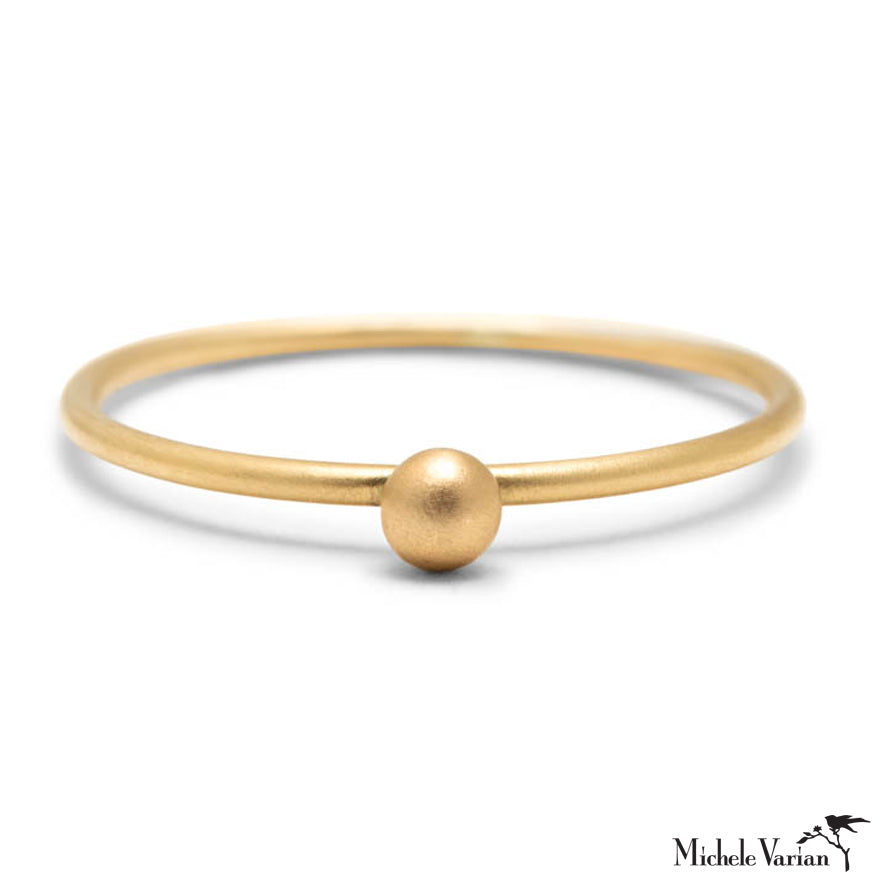 Elegant Gold Orbit Ring for Women - Minimalist Dainty Jewelry for Everyday Wear, Gift Giving & Special Occasions