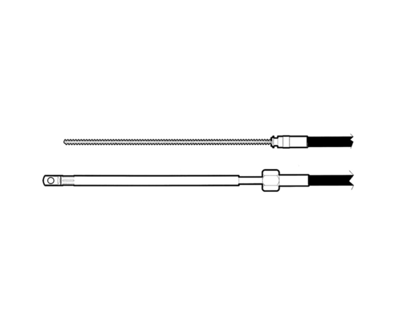 Ultraflex 10ft Black Male-to-Male USB 2.0 Cable - Compatible with T71, T85, T73, T72, T74 Marine GPS Devices - Waterproof & Durable for Boating, Yachting & Outdoor Navigation