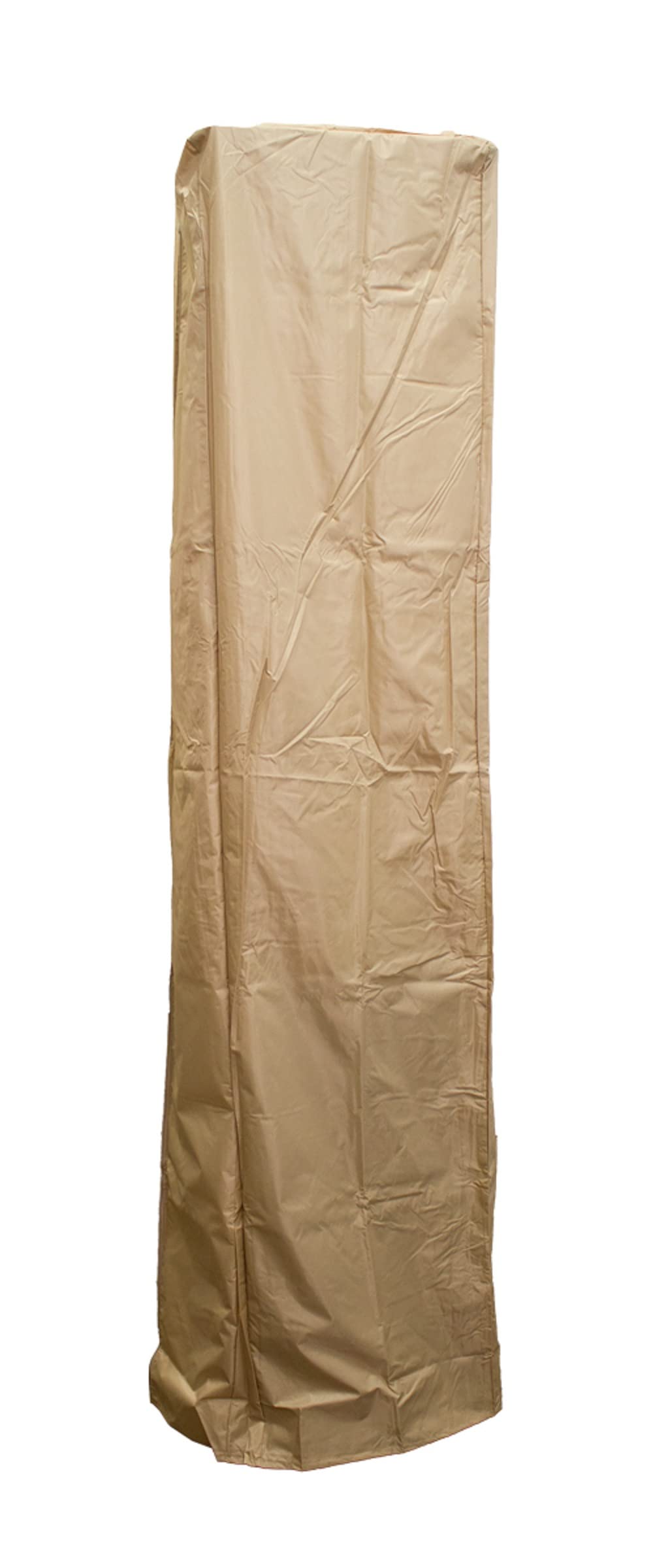Hiland 50,000 BTU Outdoor Patio Heater - Hammered Bronze Glass Tube Heater with Tan Weatherproof Cover for Backyard, Deck, Restaurant & Garden Use