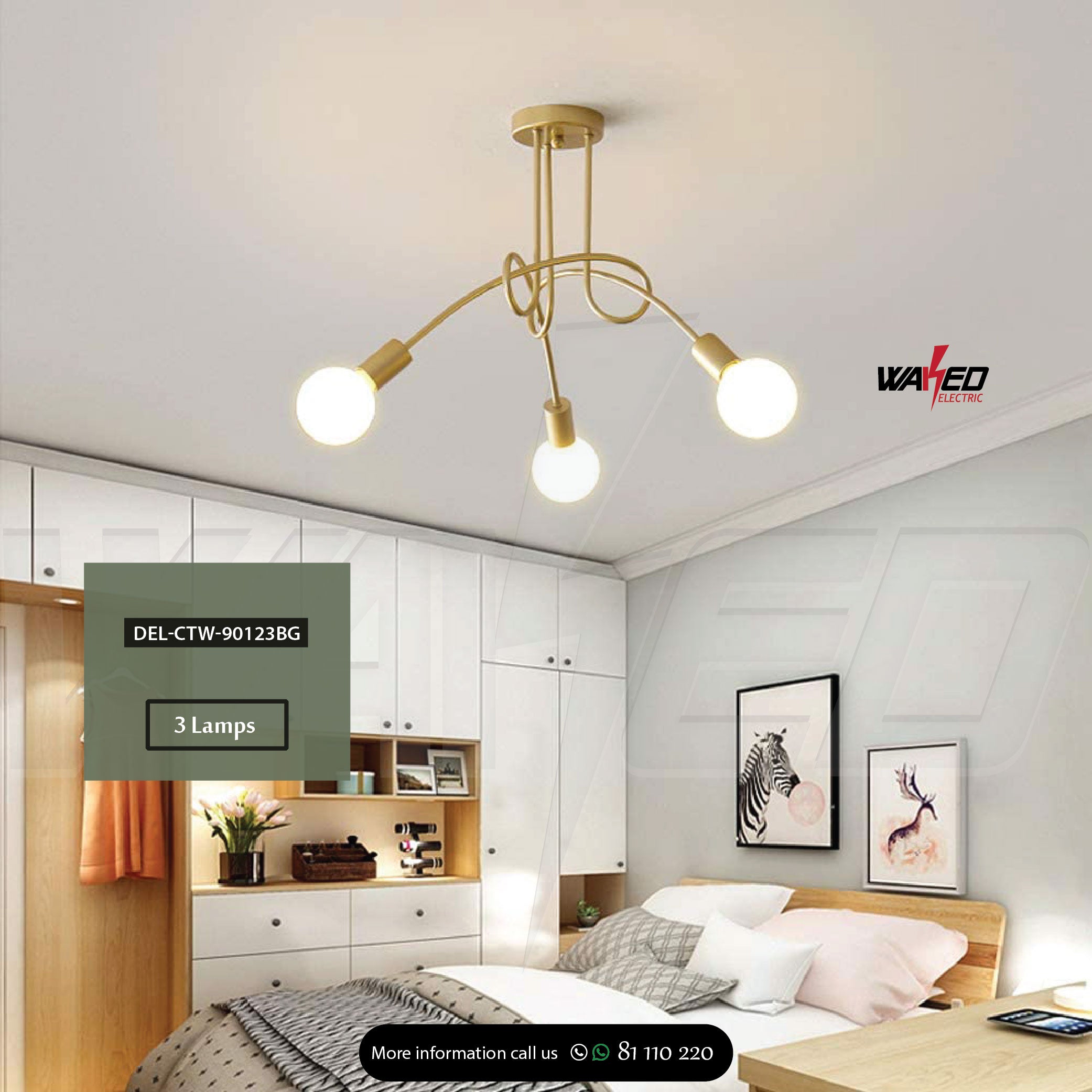 3-Light Crystal Chandelier for Dining Room - Elegant Modern Ceiling Light Fixture with Glass Shades for Home Decor, Living Room, Bedroom