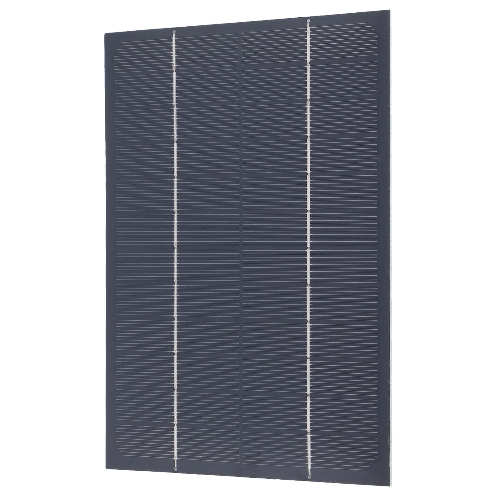 Zerodis 6W 12V Waterproof Foldable Solar Panel Kit - DIY Polysilicon Solar Charger for Outdoor Camping, RV, Boat, Solar Toys, Lights & Science Projects (No Battery Storage)
