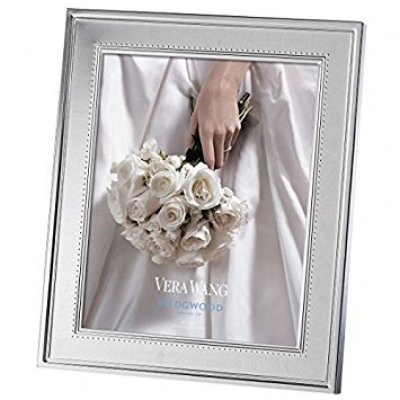A Timeless Love Story with Vera Wang Wedgwood Grosgrain Silver Picture Frame