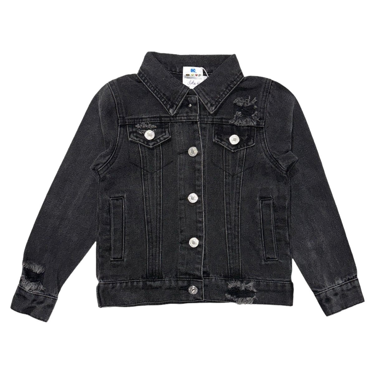 Batman Denim Jacket for Men - Stylish Superhero Graphic Jean Jacket - Perfect for Cosplay, Halloween, and Casual Wear