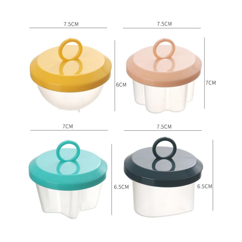 4 Pack Egg Poacher with Brush - Silicone Egg Cooker for Perfect Hard Boiled Eggs Without Shell - Reusable Egg Poaching Cups & Egg Boiler - Ideal for Breakfast Sandwiches, Salads, and Meal Prep