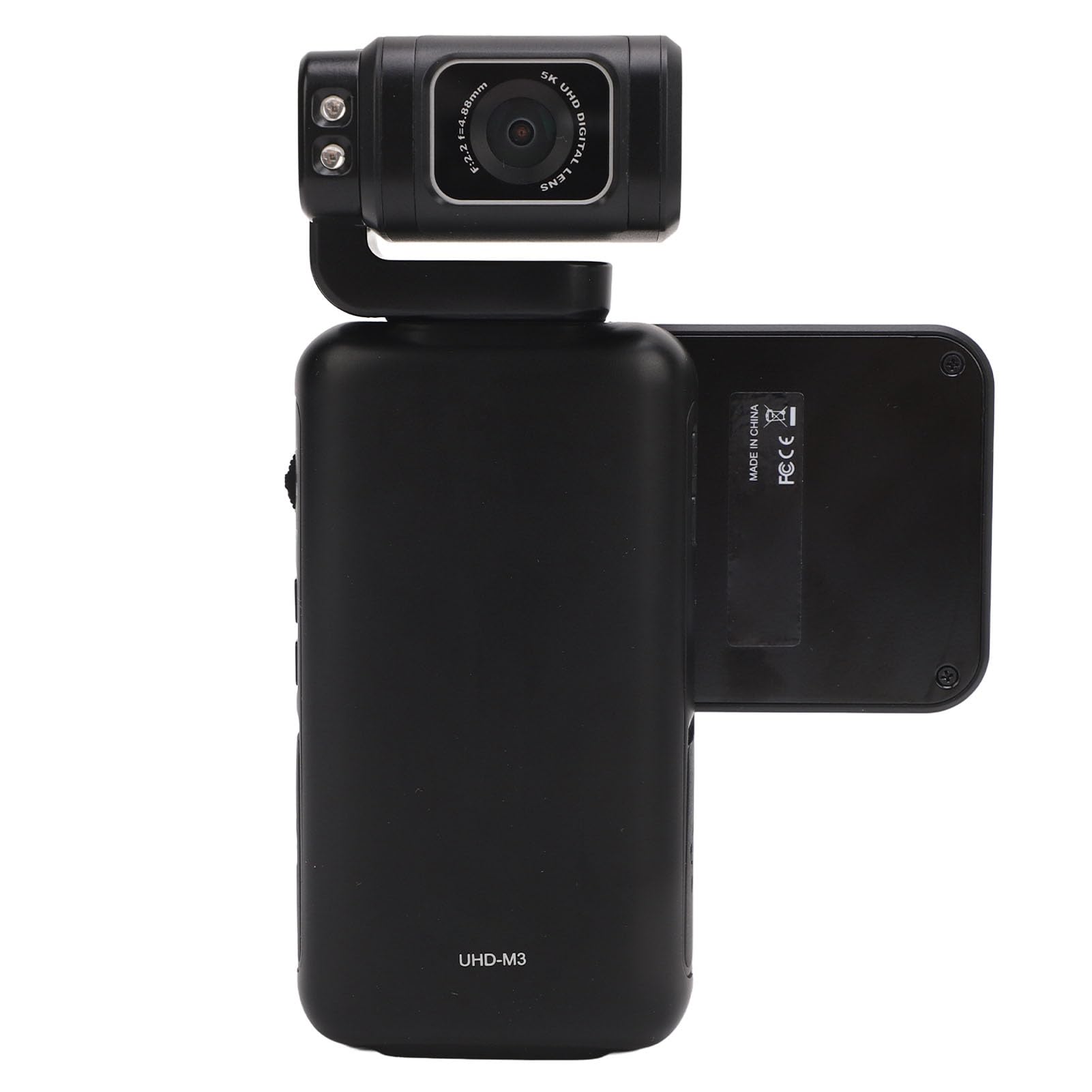 48MP HD Digital Camera with Night Vision - Compact Point and Shoot Video Camera for Travel, Vlogging & City Night Photography