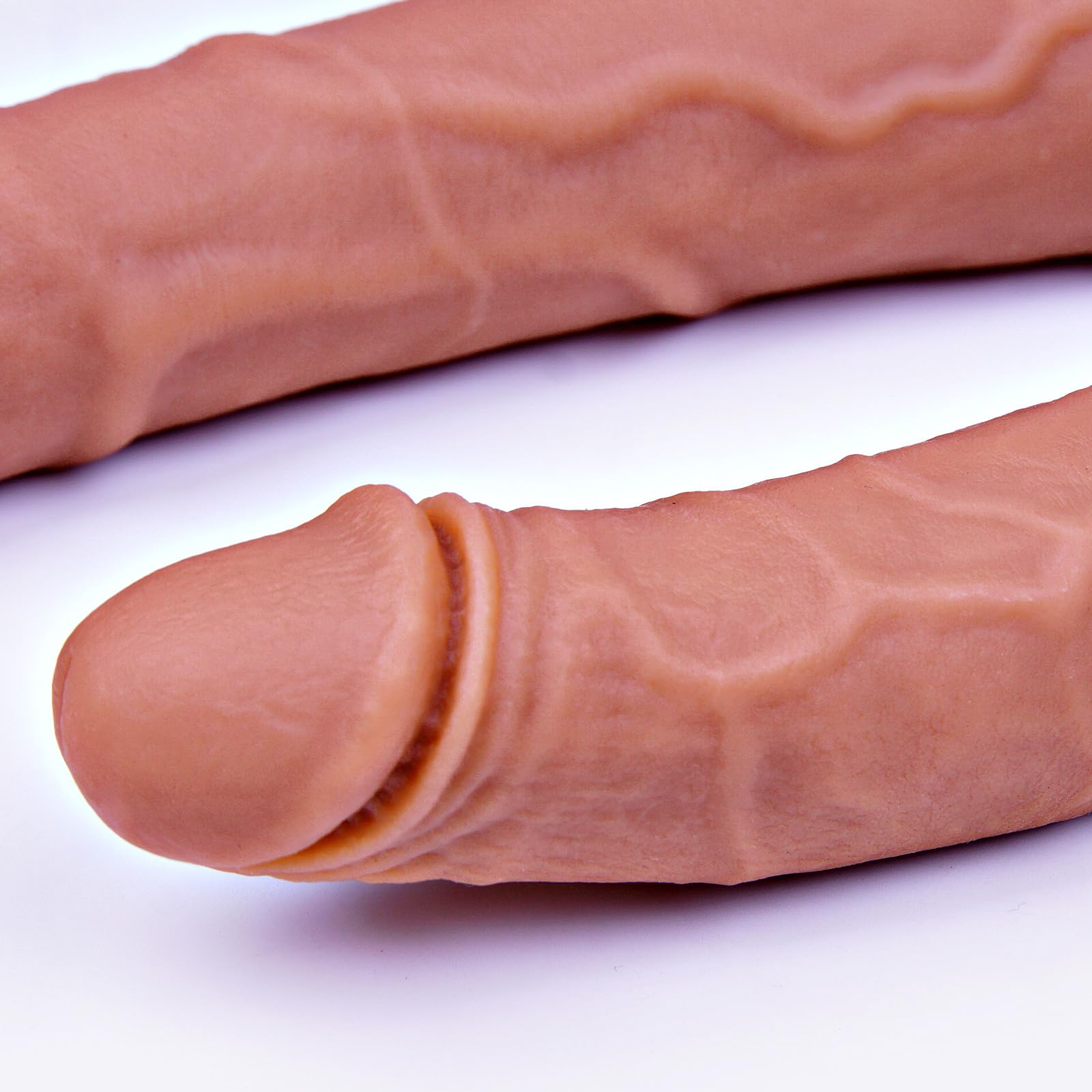 12.2 x 1.7 Inch Double Head Silicone Dildo - Extra Long Thick Realistic Dual-Ended Adult Sex Toy for Women & Couples - Perfect for Solo Play, Lesbian Couples & Anal/Vaginal Stimulation