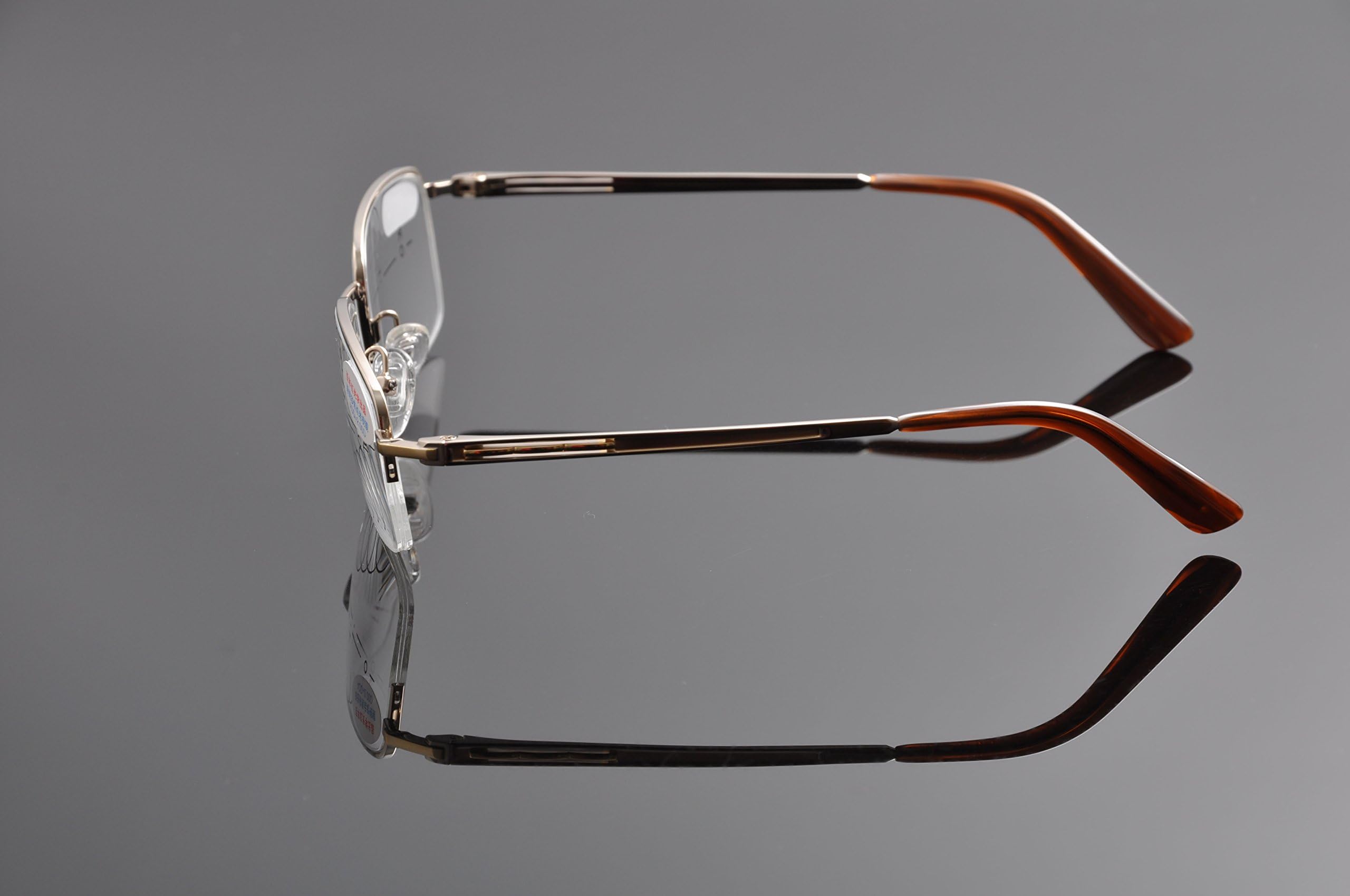 Stylish Men's Metal Progressive Reading Glasses - Silver & Gold Frames for Computer Work, Reading & Everyday Use