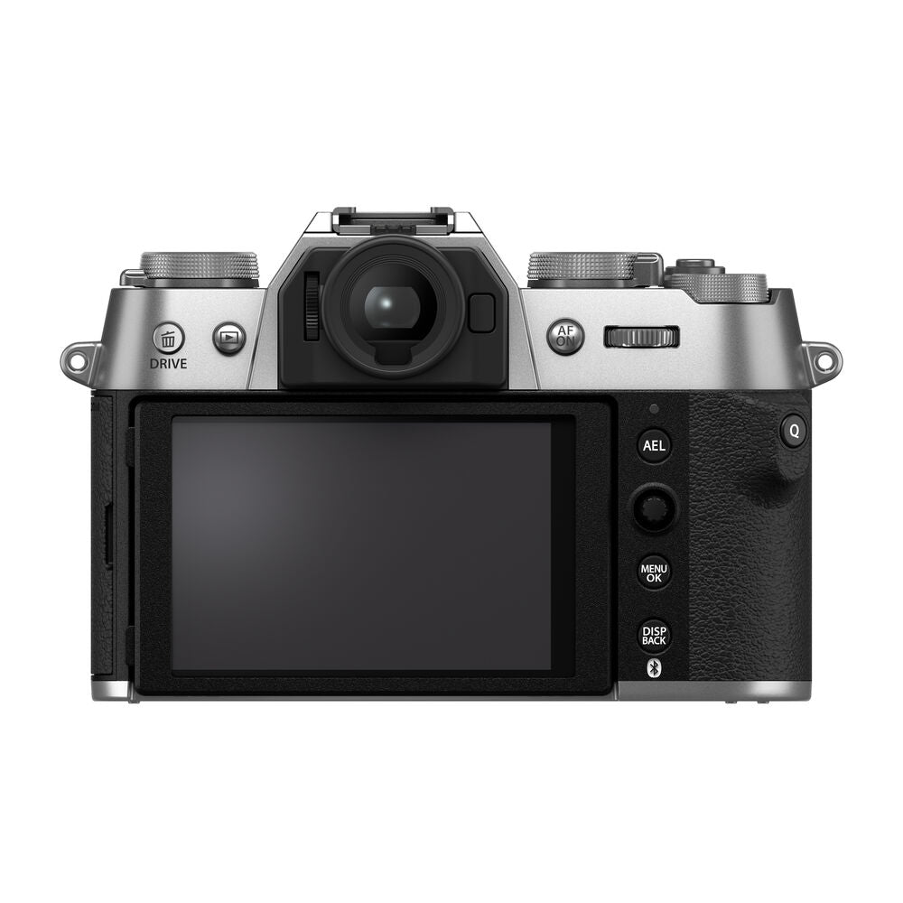 FUJIFILM X-T50 Mirrorless Digital Camera with 26.1MP APS-C Sensor - Silver | Compact Travel & Street Photography Camera for Vloggers & Content Creators
