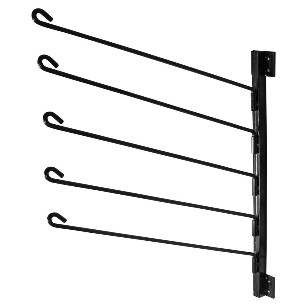 5 Arm Vertical Pad Rack - Heavy Duty Steel Swivel Drying Rack for Car Wash, Cleaning & Detailing Pads | Space Saving Design Fits All Pad Types | Commercial & Home Use | 5 Year Warranty