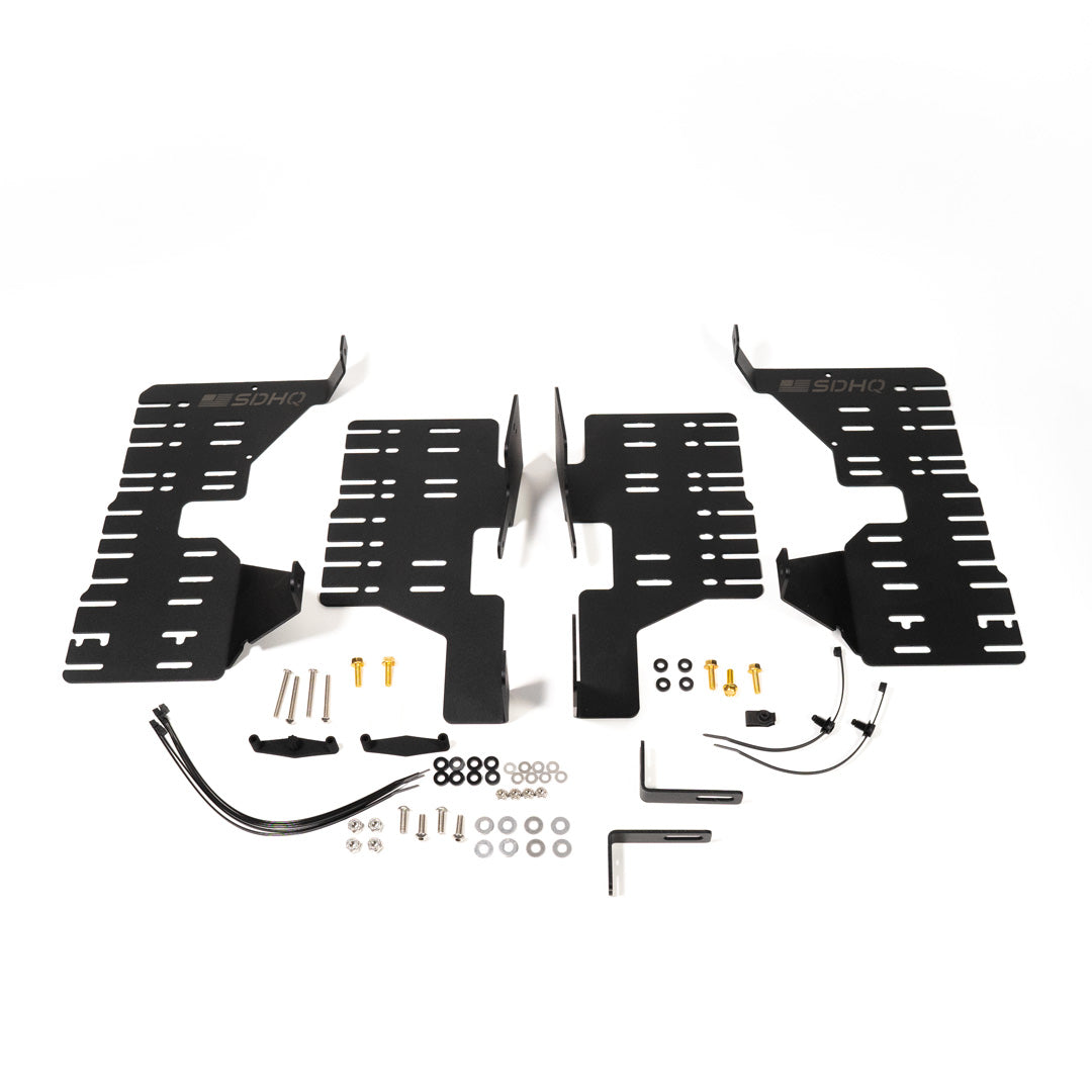 2022-2024 Toyota Tundra & Sequoia SDHQ Built Behind the Grille LED Light Bar Mount Kit - Off-Road Lighting Accessories for Night Driving & Adventure