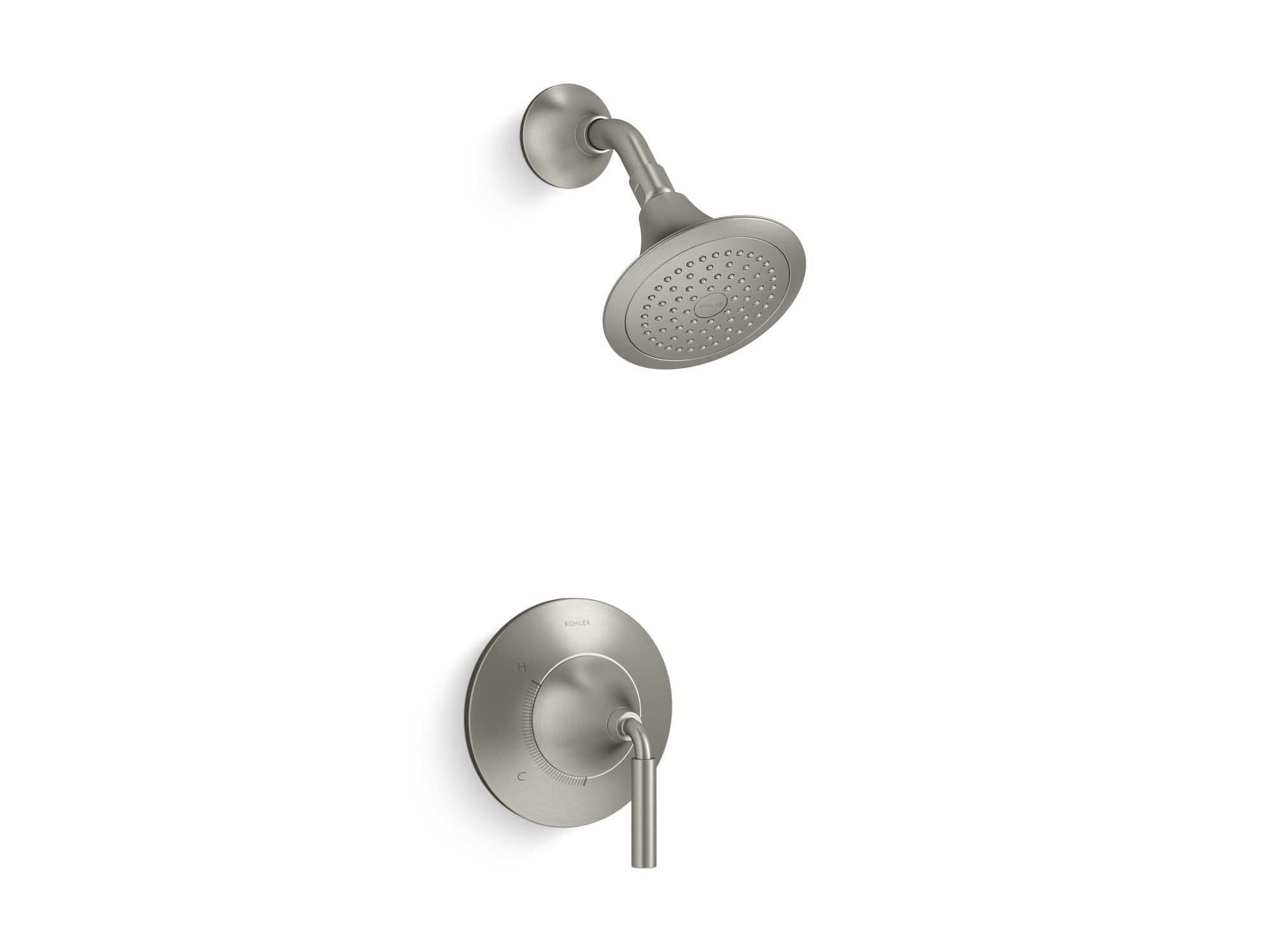 Tone Shower Only Trim Package with 1.75 GPM Single Function Shower Head - Water Efficient Bathroom Upgrade for Modern Homes