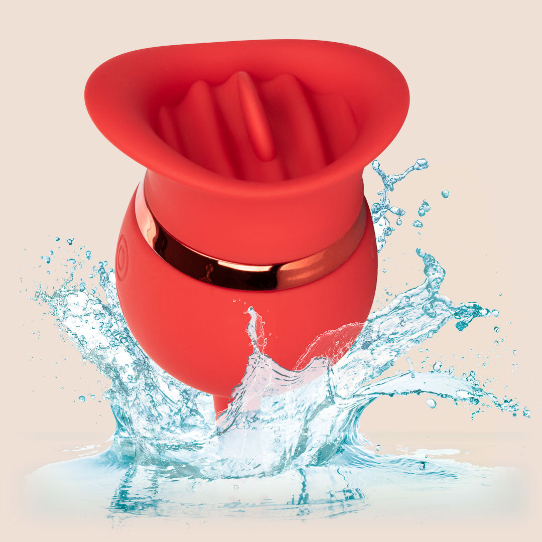 French Kiss™ Casanova Waterproof Rechargeable Clitoral Stimulator - Perfect for Shower, Travel & Discreet Pleasure