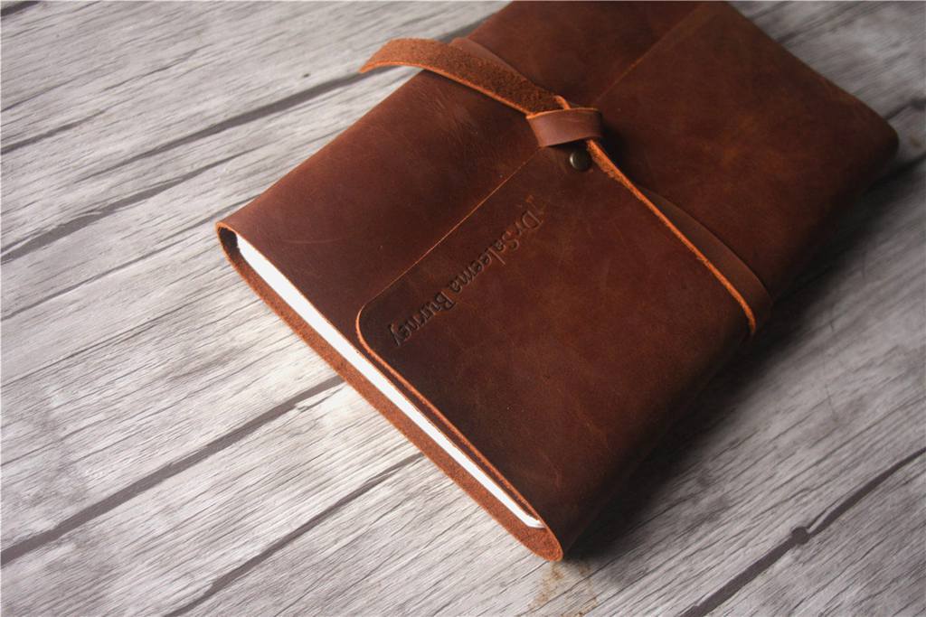 Personalized Leather High School Memory Book Album - Custom Yearbook for Graduation, Senior Keepsake, and School Memorabilia - Perfect for Preserving Memories, Gifts, and Scrapbooking