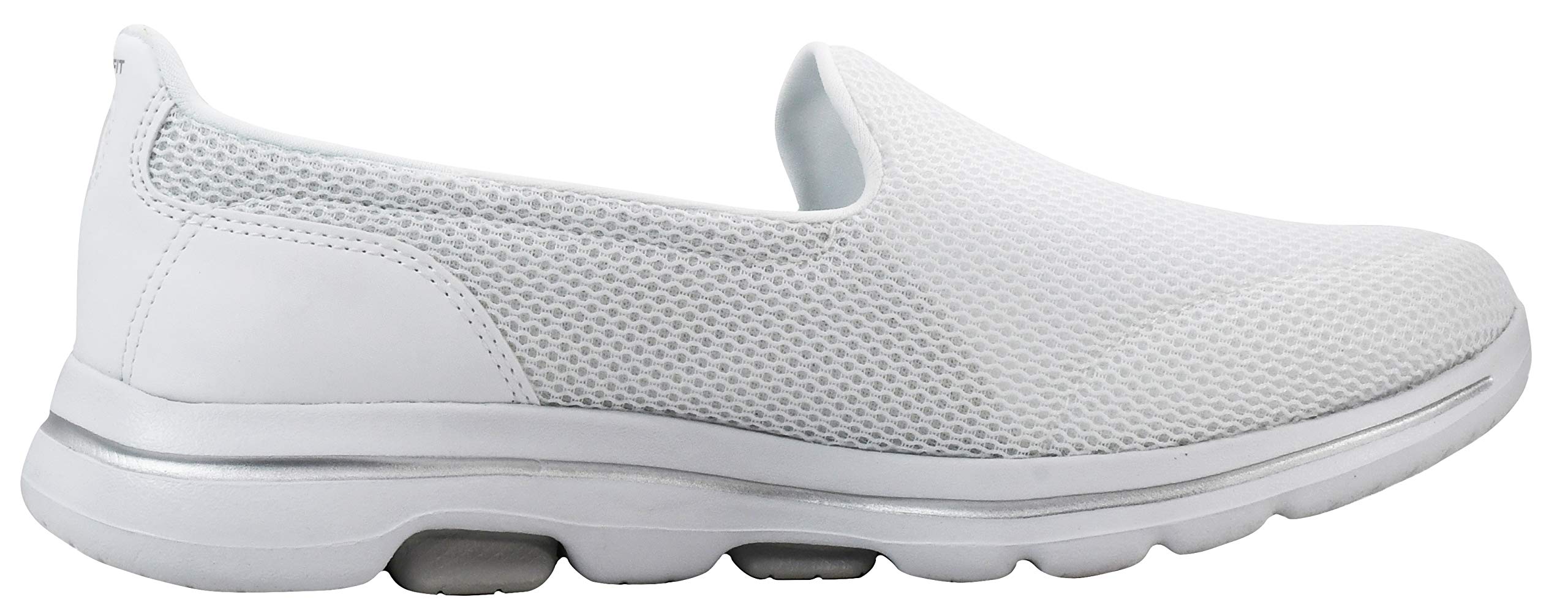 Skechers Women's Go Walk 5 - Lightweight Slip-On Walking Shoes for Women with Arch Support | Perfect for Walking, Travel & Everyday Comfort