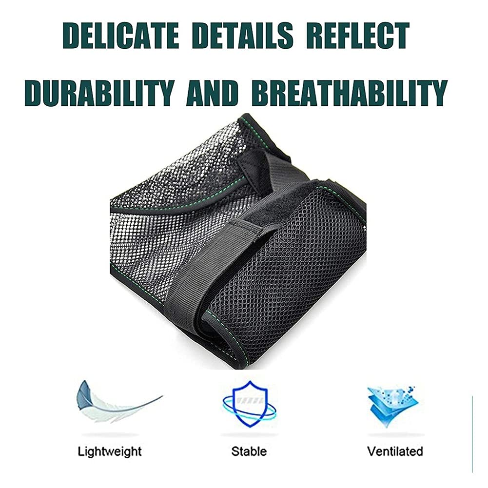 Mesh Arm Sling - Medical Shoulder Immobilizer & Rotator Cuff Support Brace for Wrist & Elbow - Lightweight Breathable Arm Support Strap (Black) - Ideal for Post-Surgery Recovery & Sports Injury Relief
