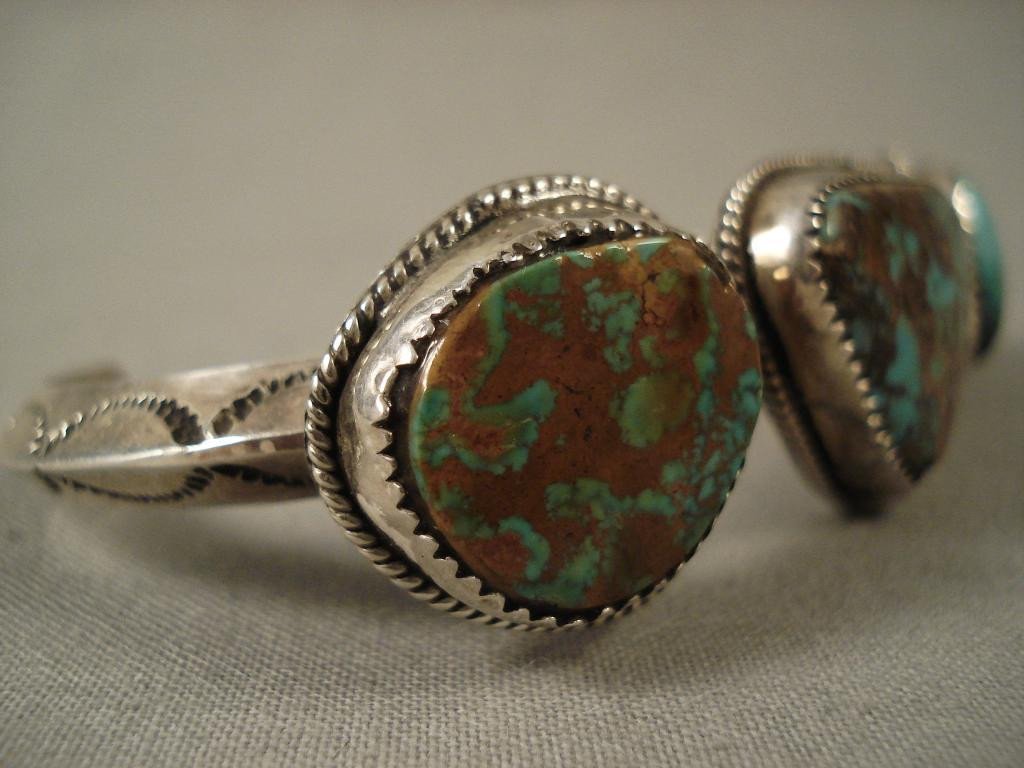 Authentic Vintage Navajo Royston Turquoise Silver Bracelet - Handmade Native American Jewelry for Women - Perfect for Boho Fashion, Gift Giving & Special Occasions