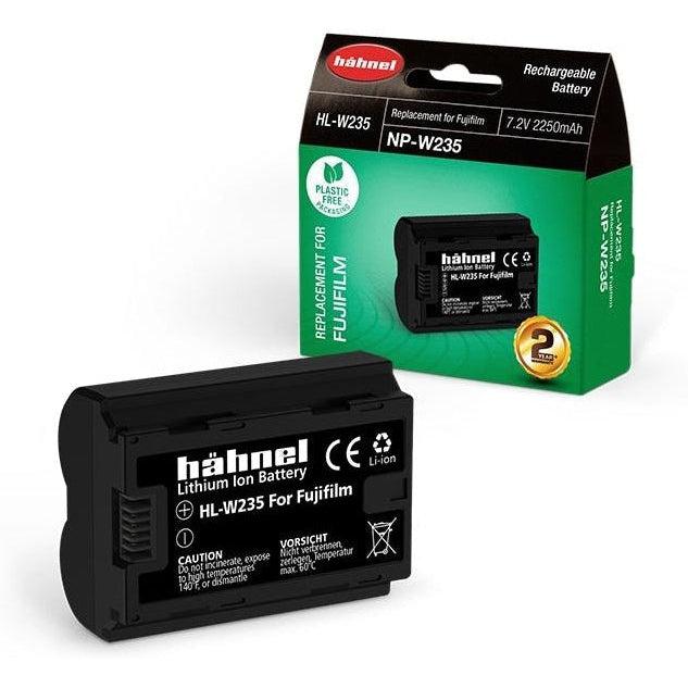 Hahnel NP-W235 Replacement Battery for Fujifilm X-T4 X-T3 X-Pro3 X100V - High Capacity Li-ion Power Pack for Travel & Photography