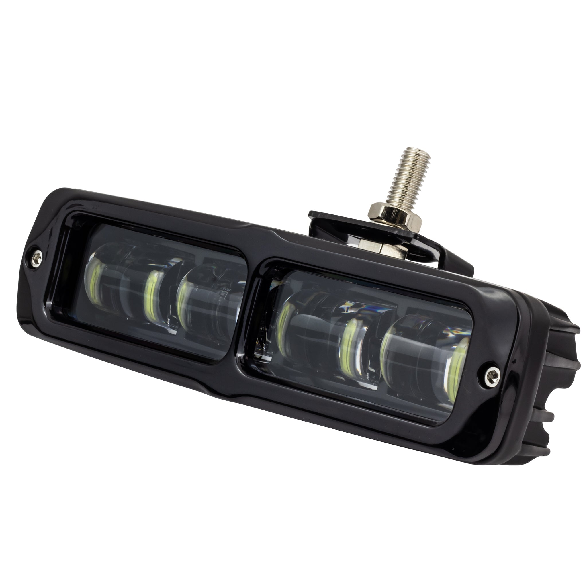 Eagle Lights 6 Generation II LED Projection Light Bar for Harley Davidson Softail & Dyna - 2500 Lumens - High Brightness Motorcycle Headlight for Night Riding & Off-Road Adventures