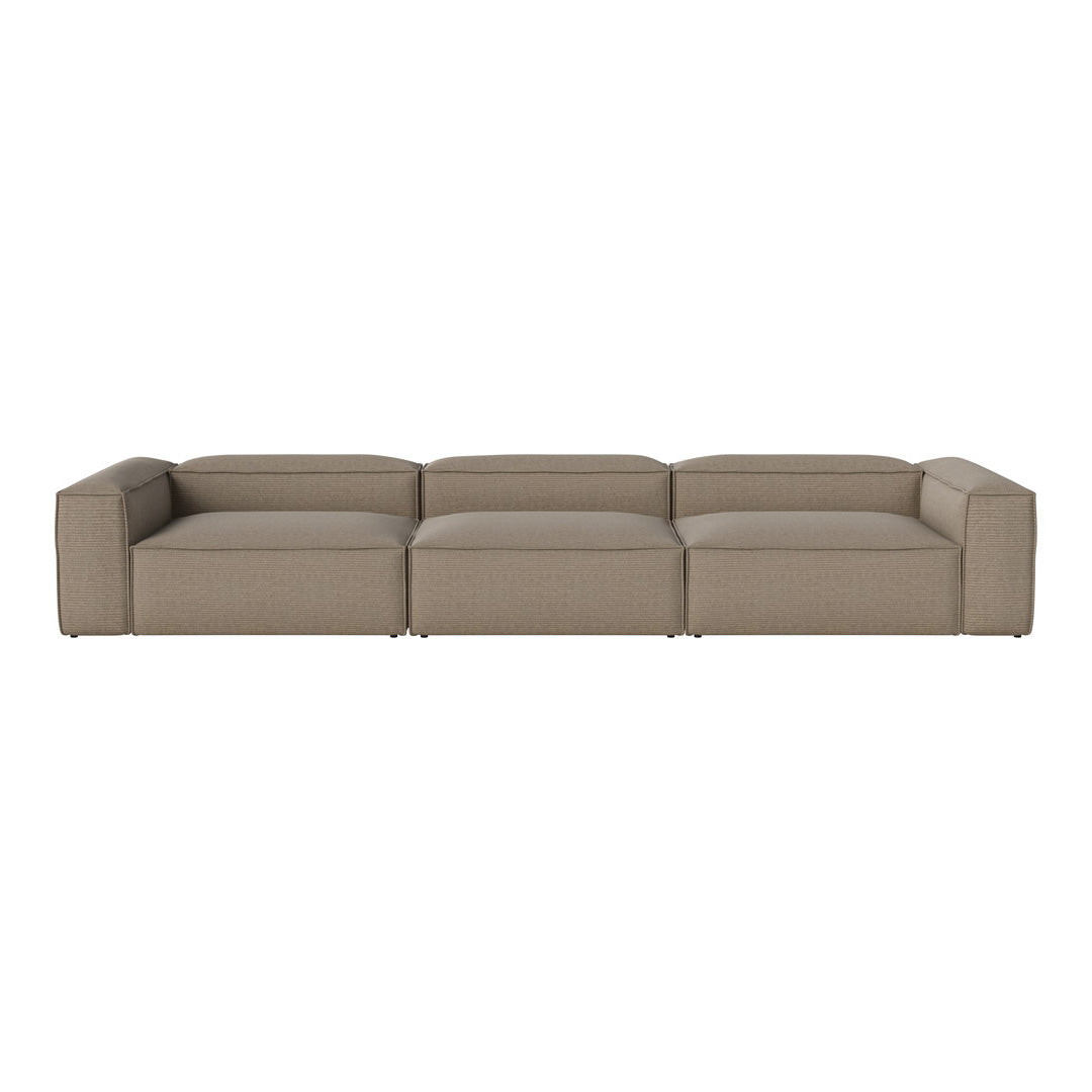 Cosima 3-Seater Sofa - Modern Living Room Couch for Small Spaces | Comfortable Fabric Sectional Sofa for Apartments & Home Decor