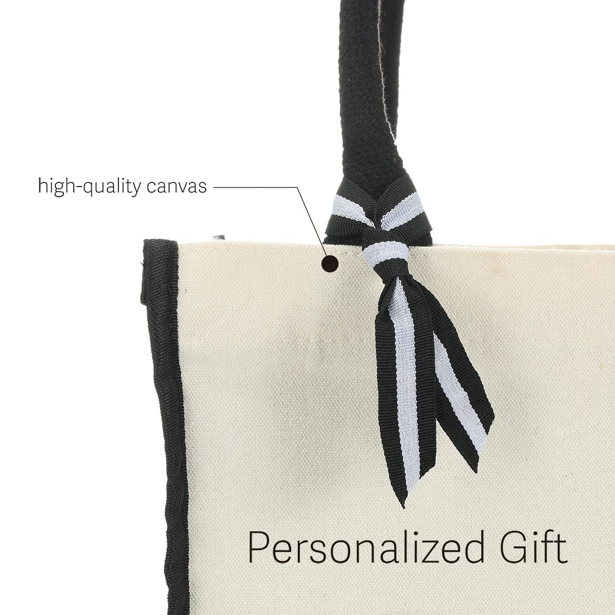 Personalized Tote Bag for Women - Cute Canvas Beach Bag for Weekend Getaways, Girls Trips & Travel | Durable & Stylish Weekender for Shopping, Beach Outings & Daily Use