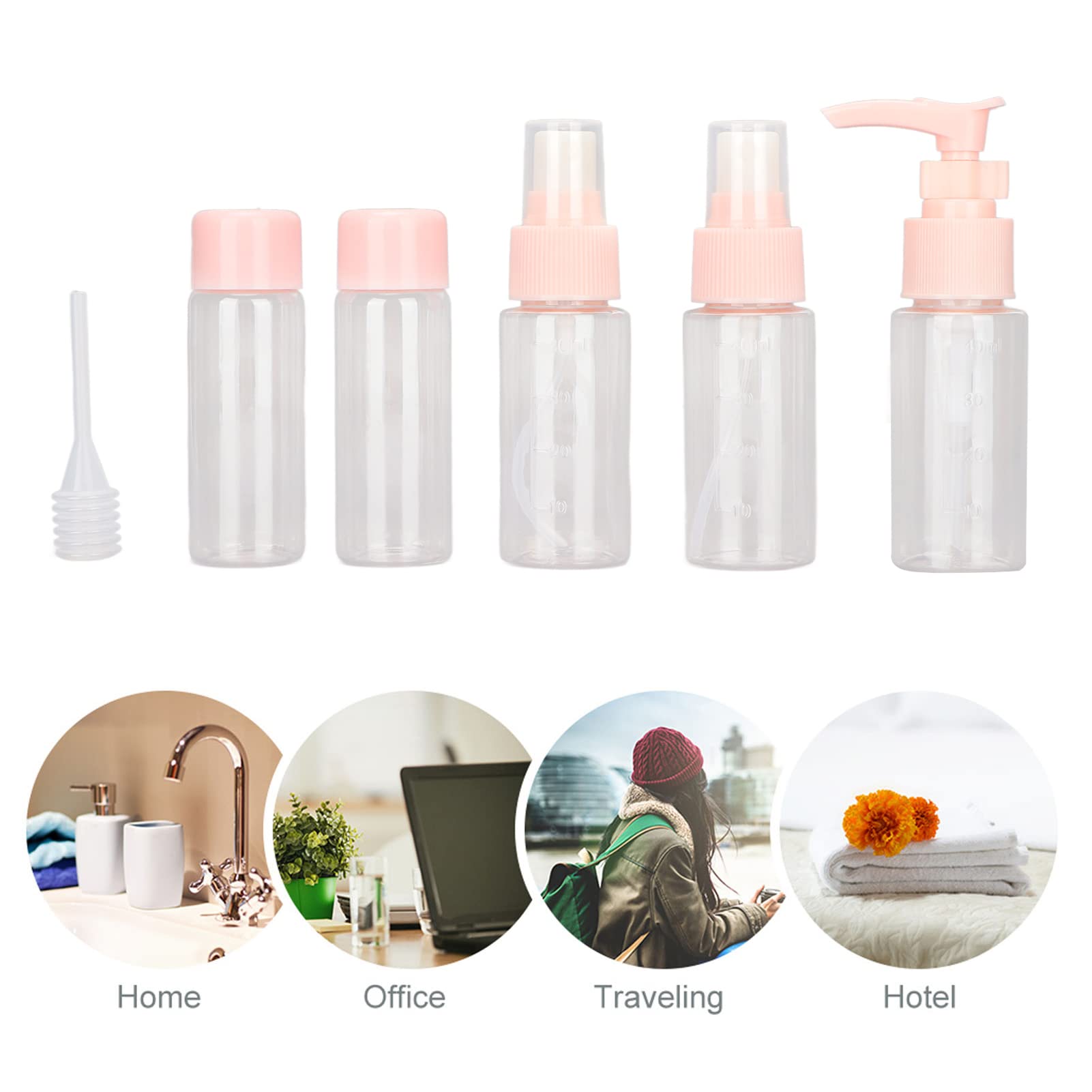 Leak-Proof Travel Toiletry Bottles Set - 3oz TSA Approved Empty Containers for Shampoo, Lotion, Makeup & Alcohol | Perfect for Airplane Carry-On, Gym & Vacation Essentials