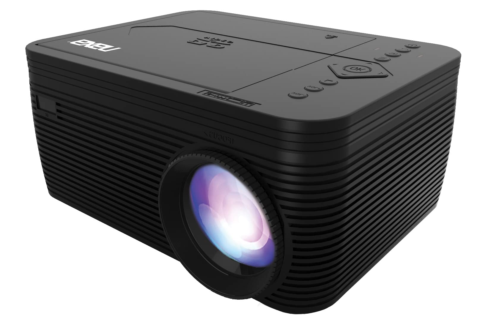 Naxa Electronics NVP-2500 150-Inch 720p LCD Projector with Built-in DVD Player & Bluetooth - Home Theater, Movie Nights, Gaming & Outdoor Entertainment